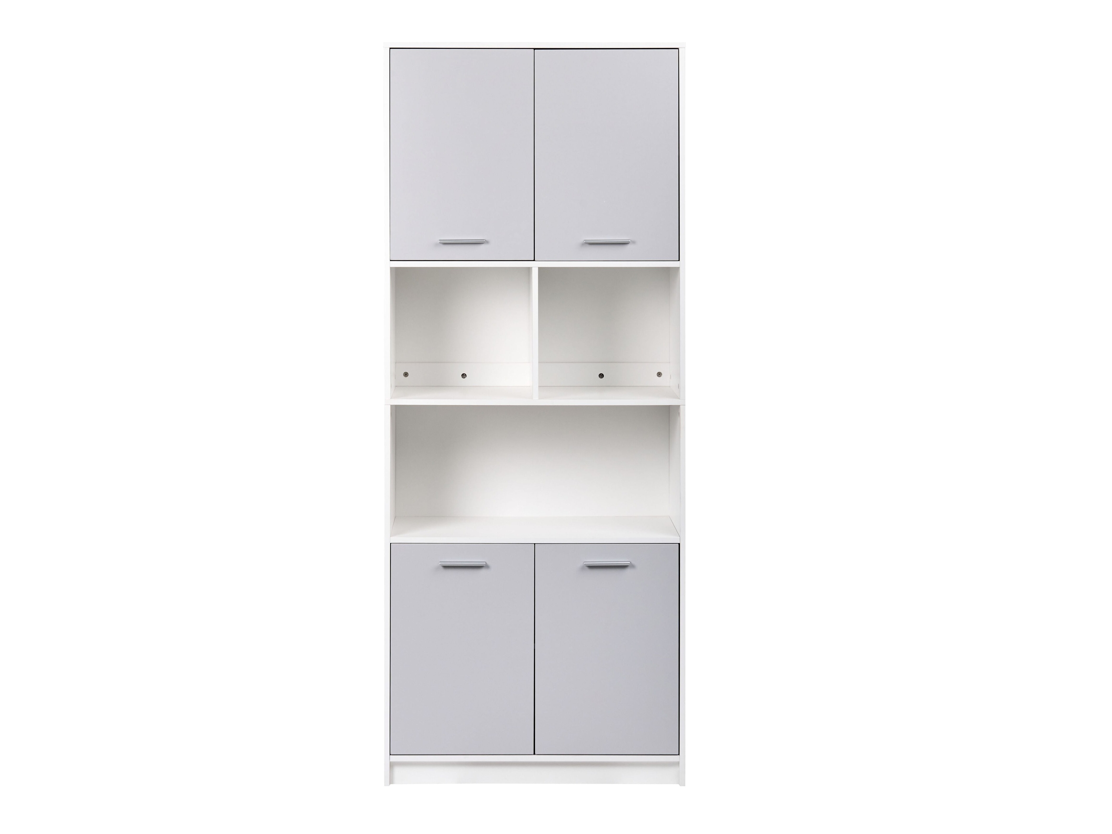 Етажерка Catferu 111 (Бял + Сив)