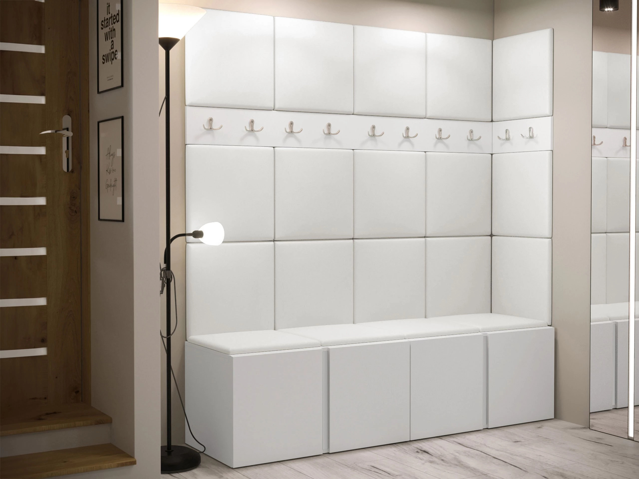 Комплект за антре Hartford 265 (Бял)