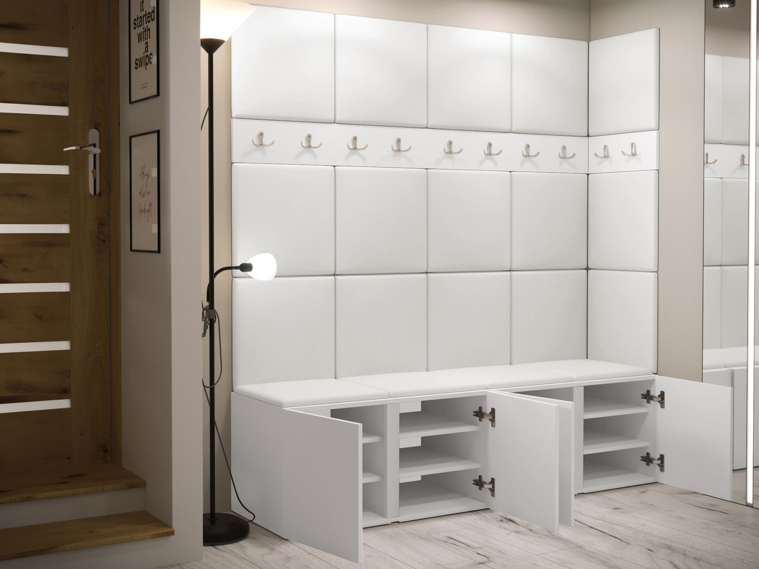 Комплект за антре Hartford 265 (Бял)