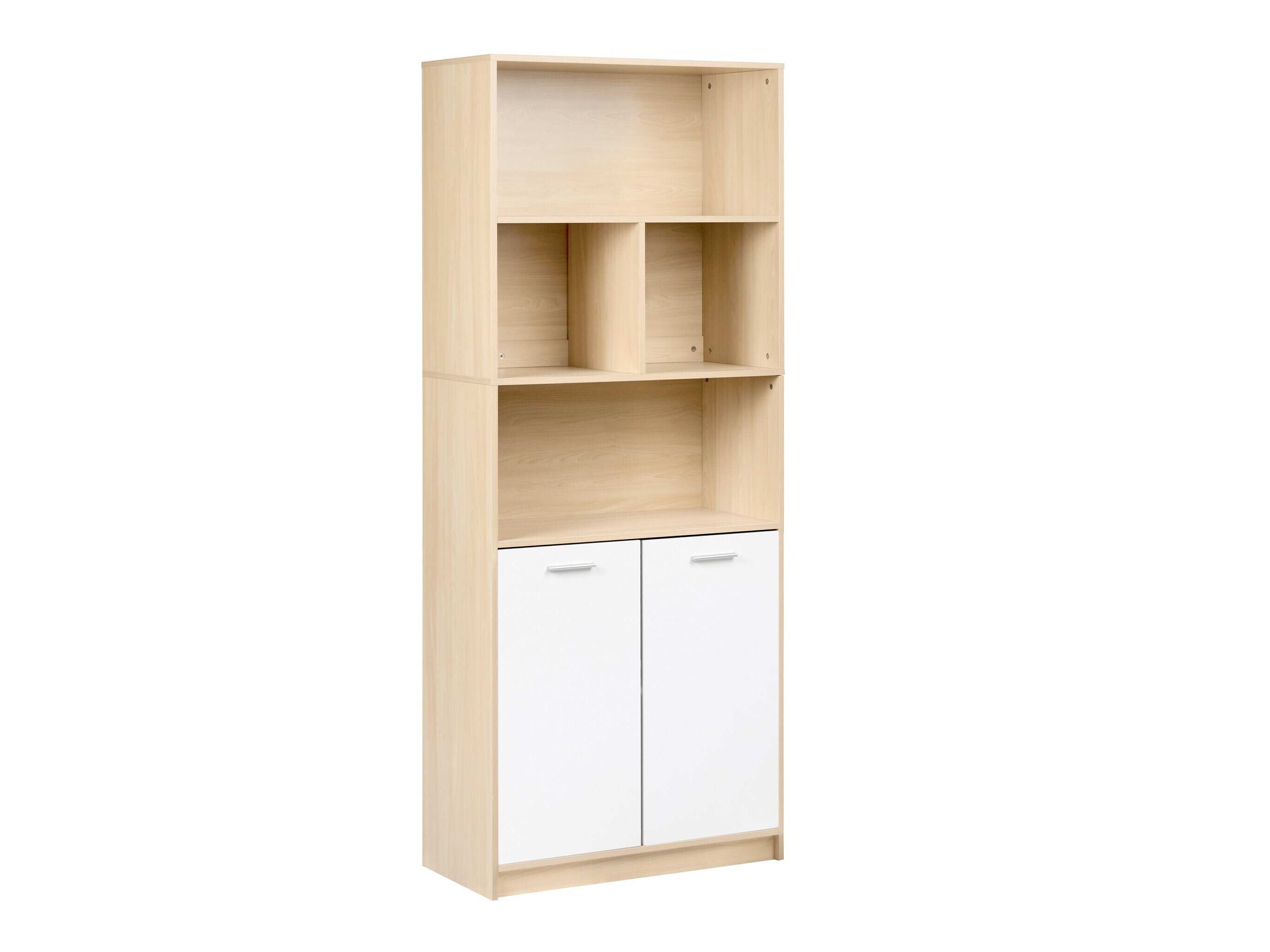 Етажерка Catferu 106 (Светлокафяво + Бял)