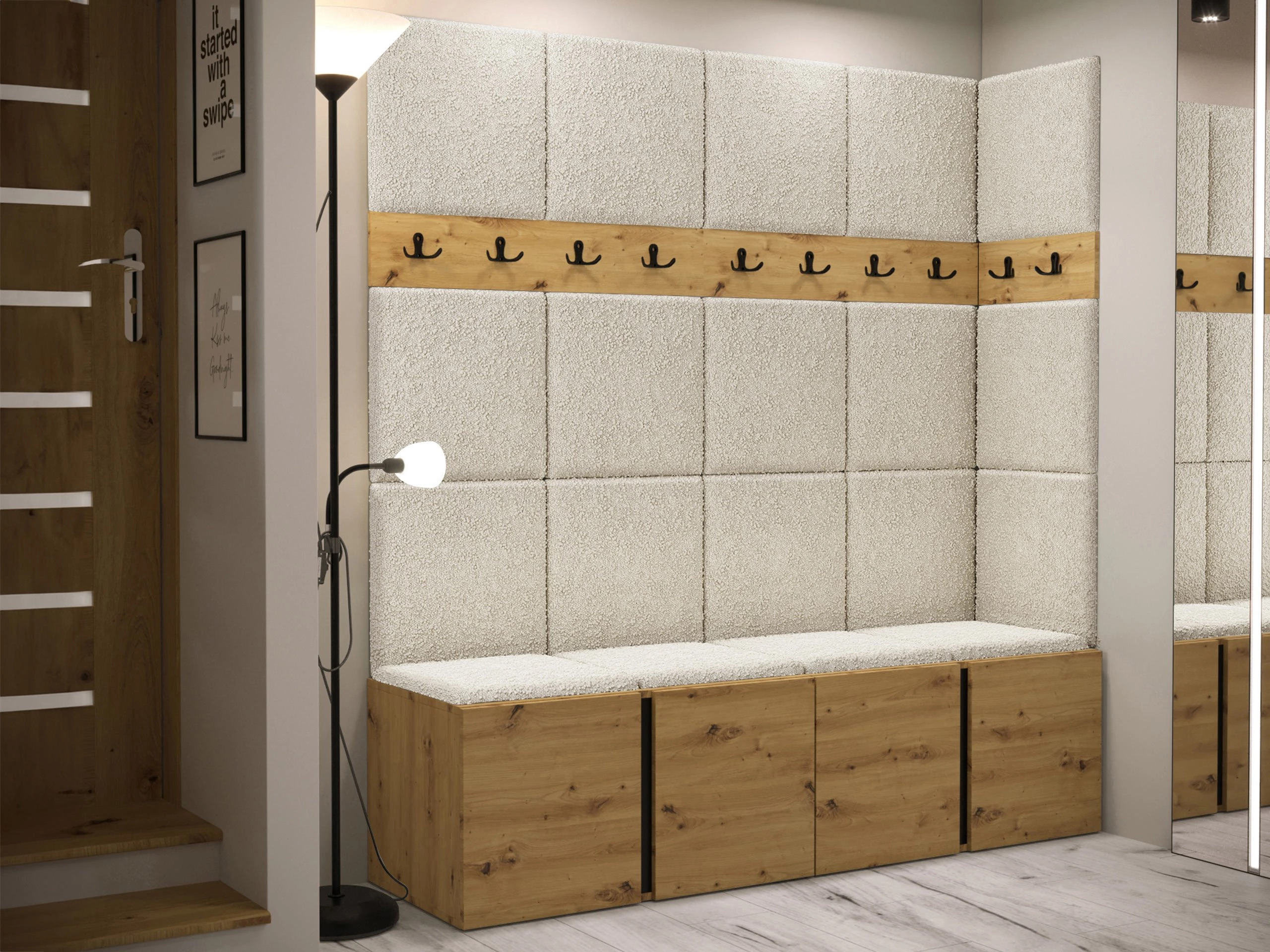 Комплект за антре Hartford 265 (Artisan дъб)