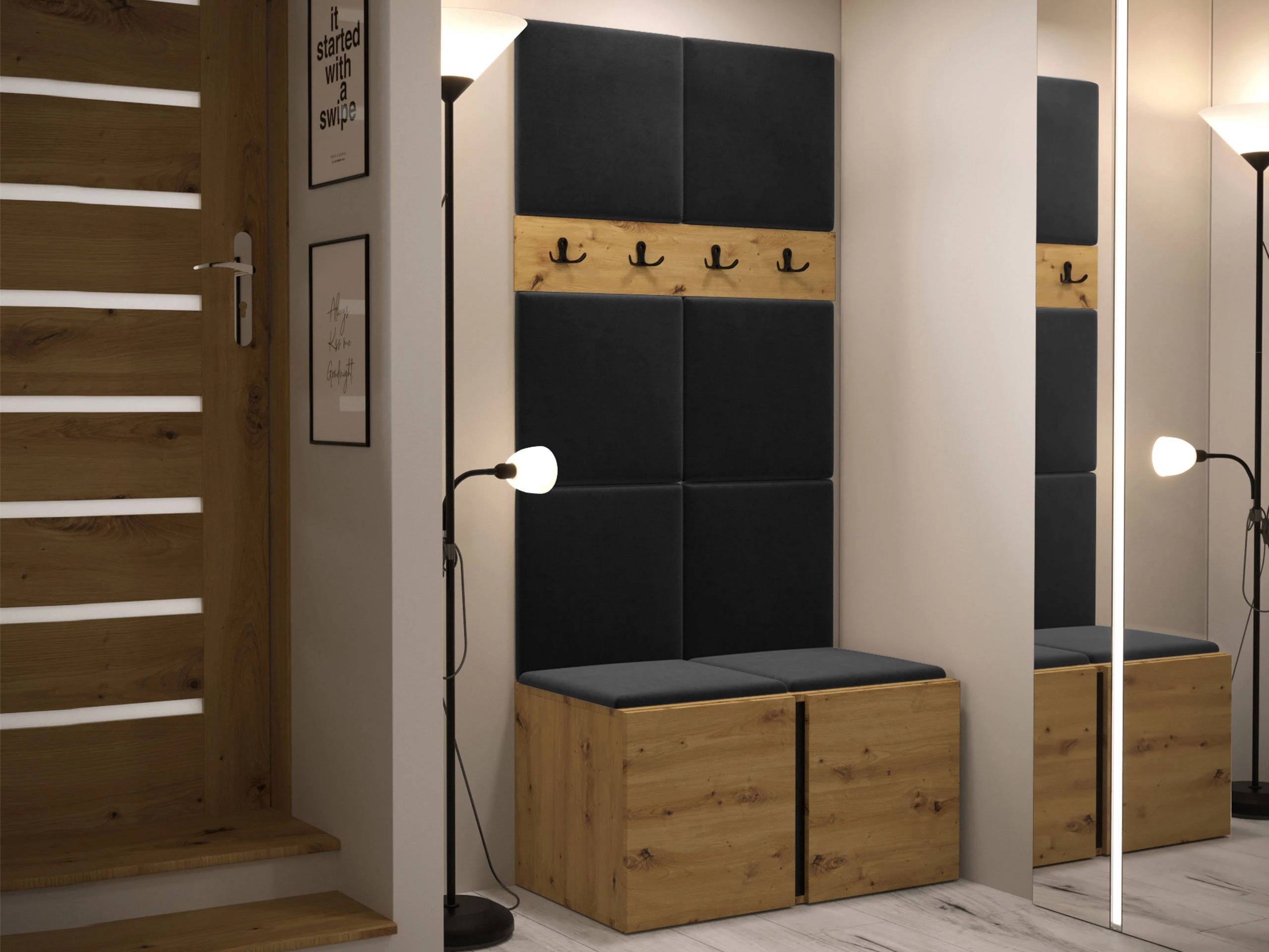 Комплект за антре Hartford 267 (Artisan дъб)