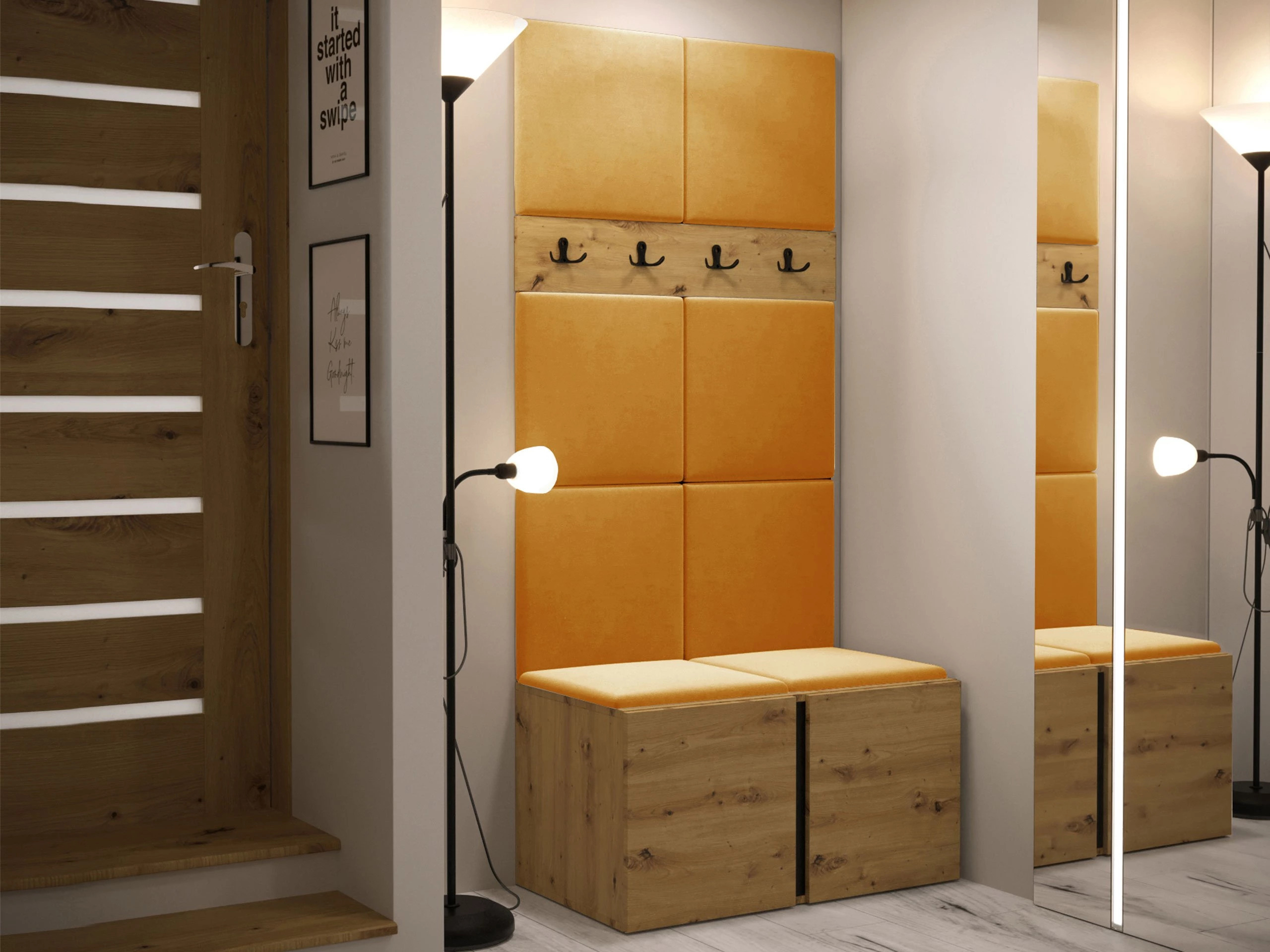 Комплект за антре Hartford 267 (Artisan дъб)