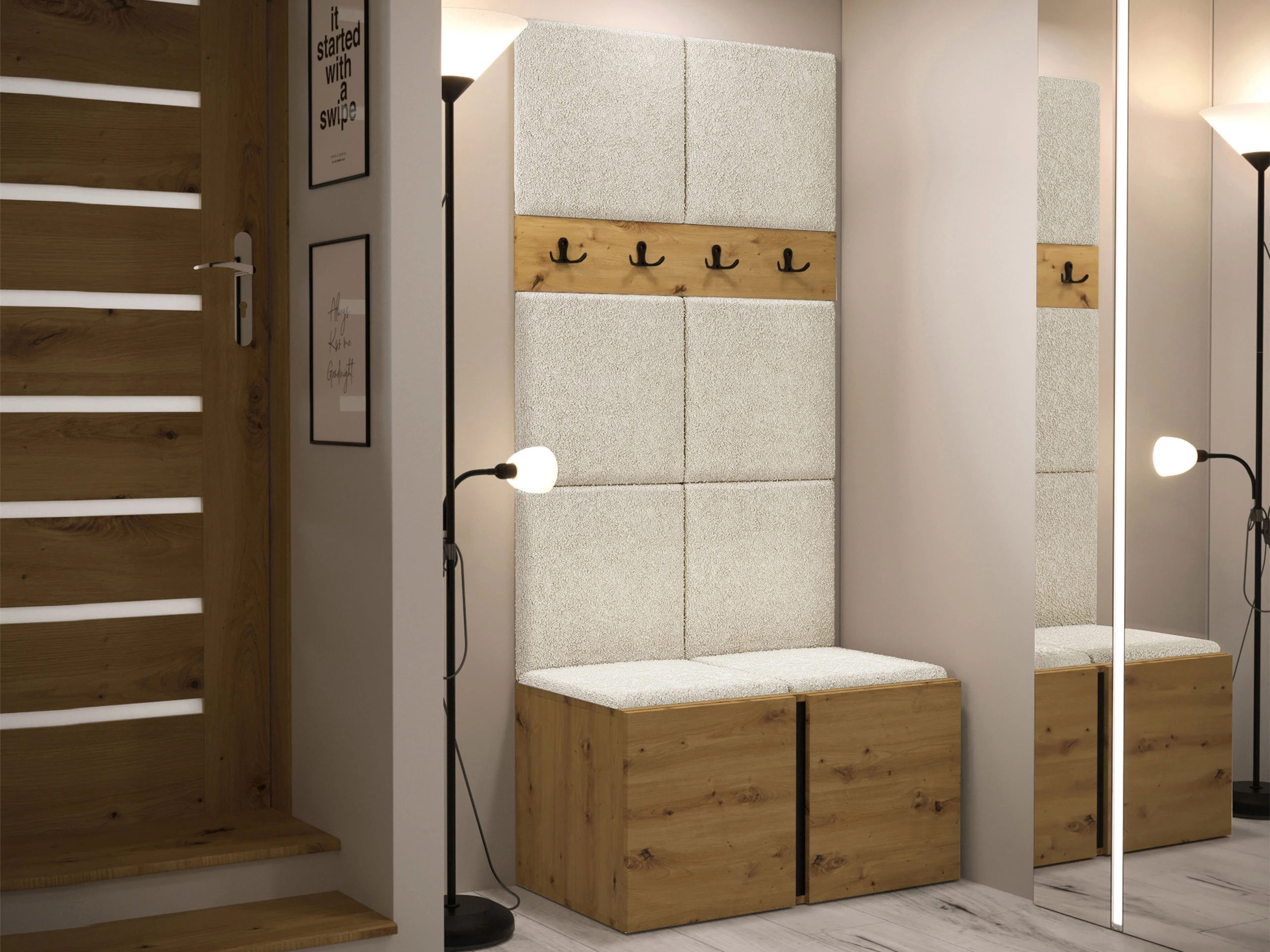 Комплект за антре Hartford 267 (Artisan дъб)