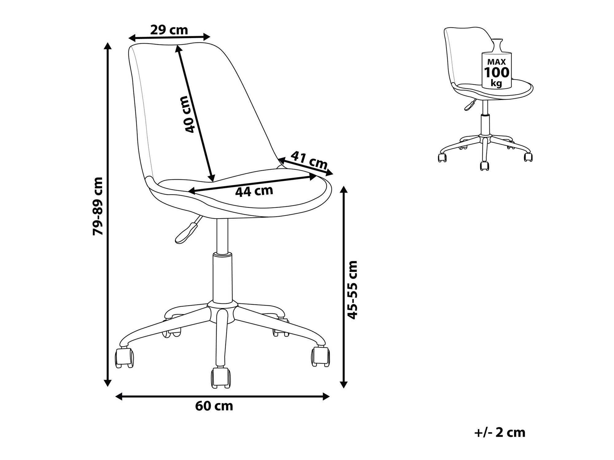 Офис стол SB4422