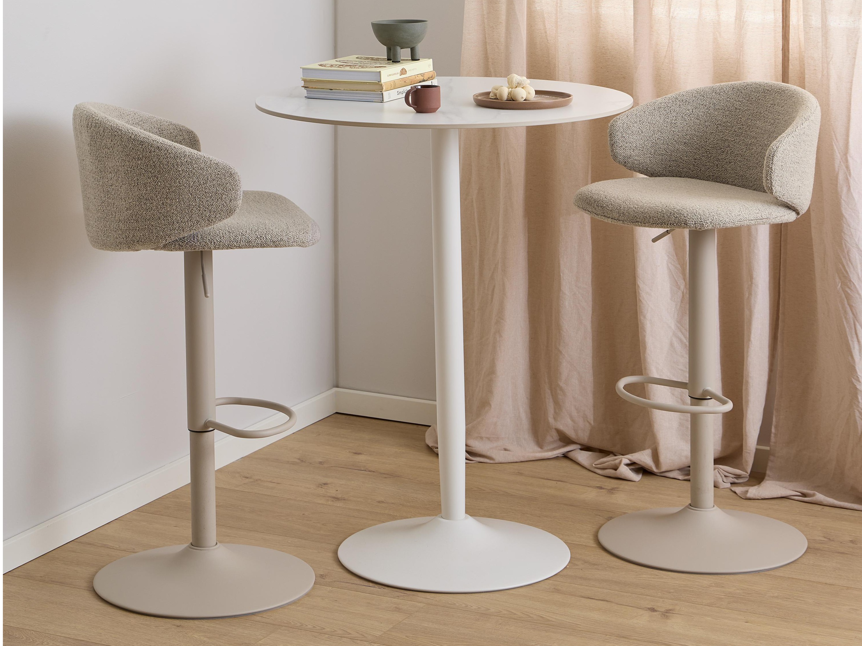 Бар маса Norsica 863 (Бял мрамор)