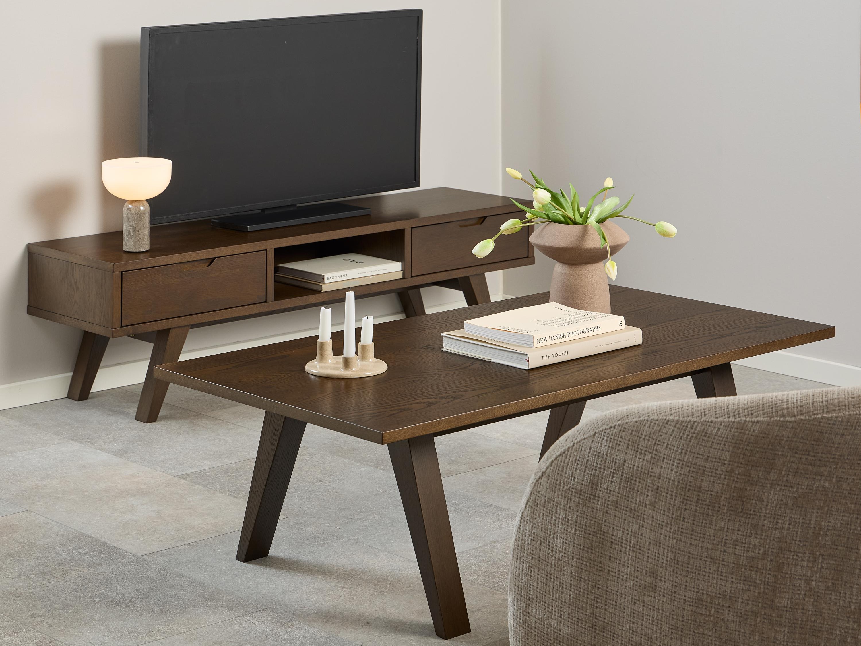 Масичка за кафе Norsica Albene 109 (Тъмен дъб)