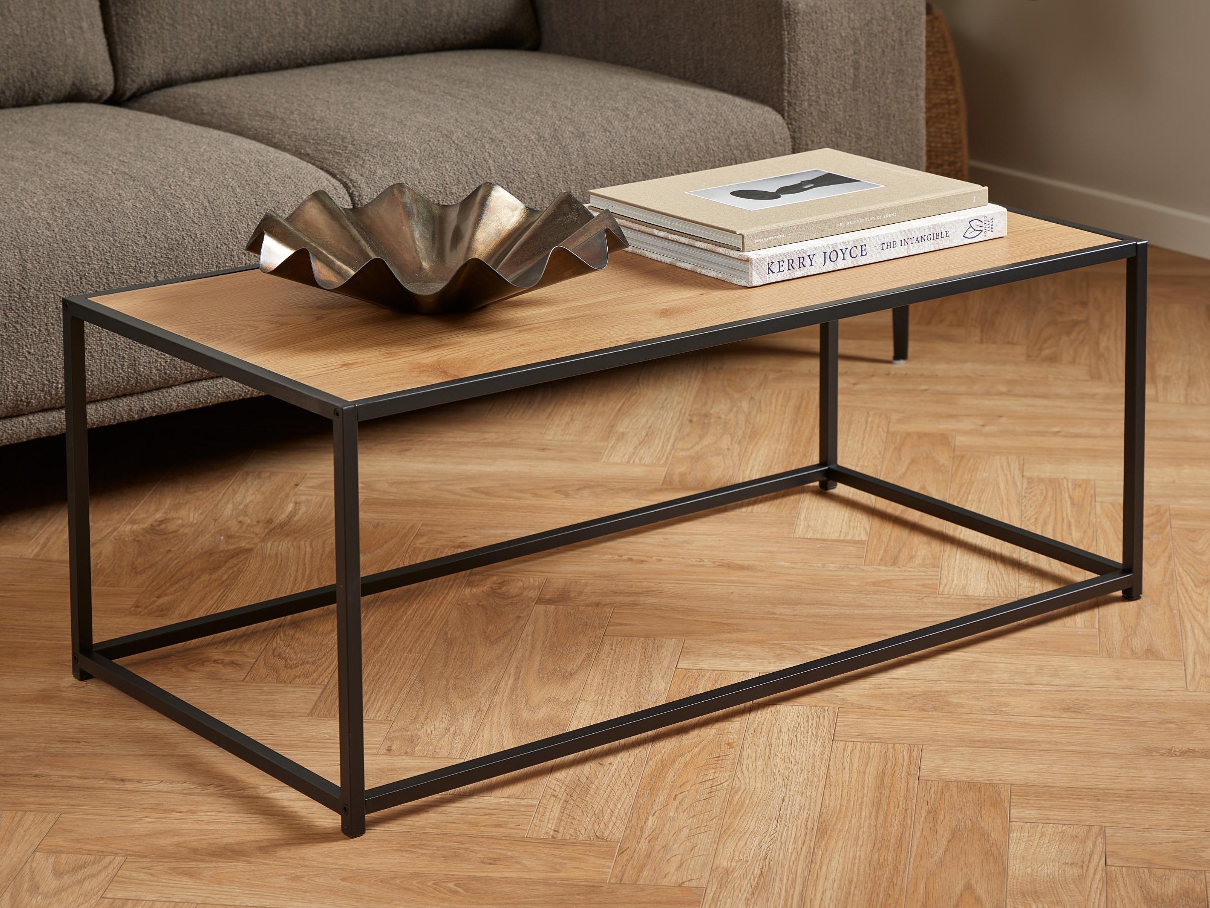 Масичка за кафе Norsica Sevferi 147 (Див дъб + Черен)