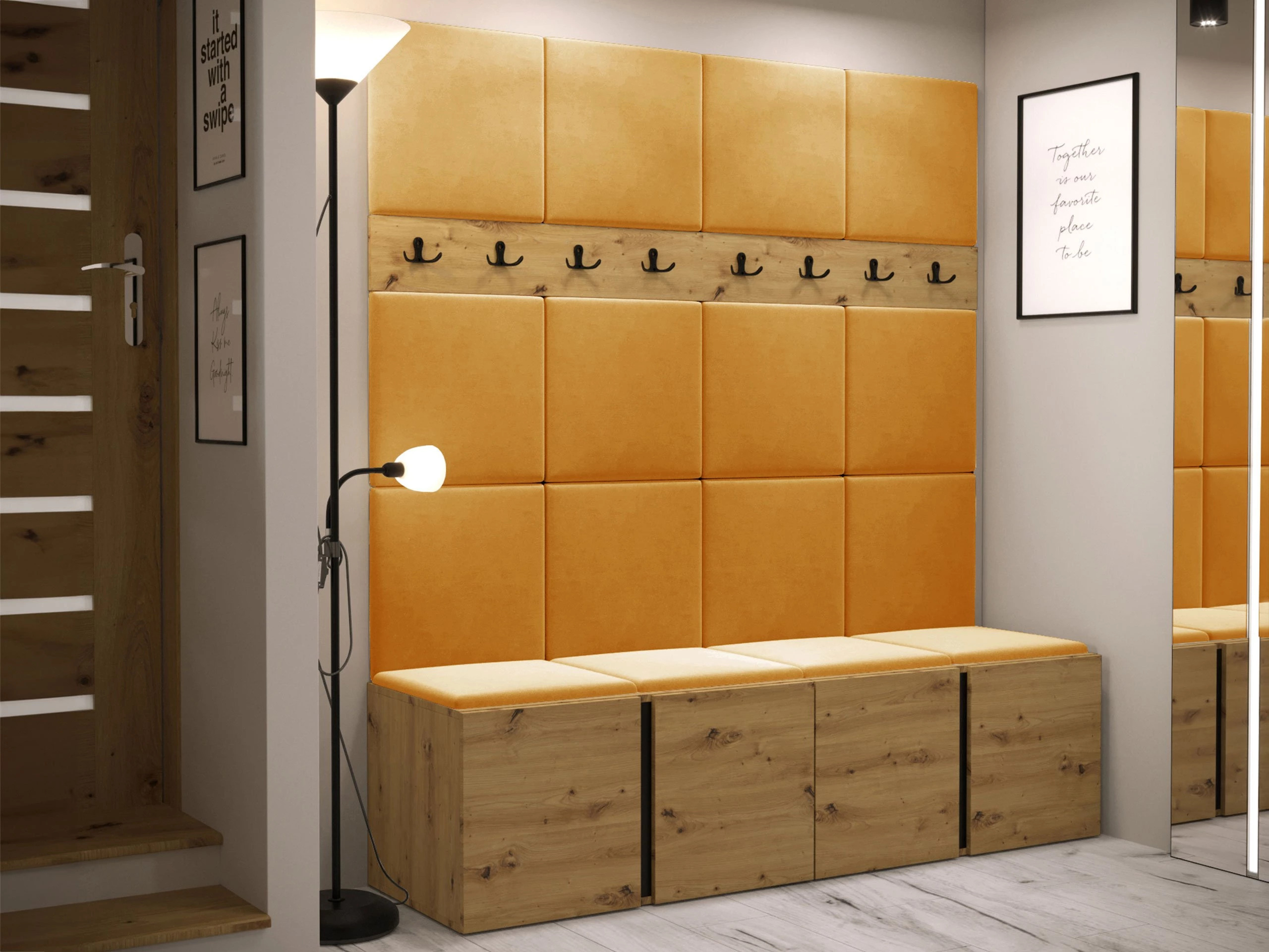 Комплект за антре Hartford 268 (Artisan дъб)