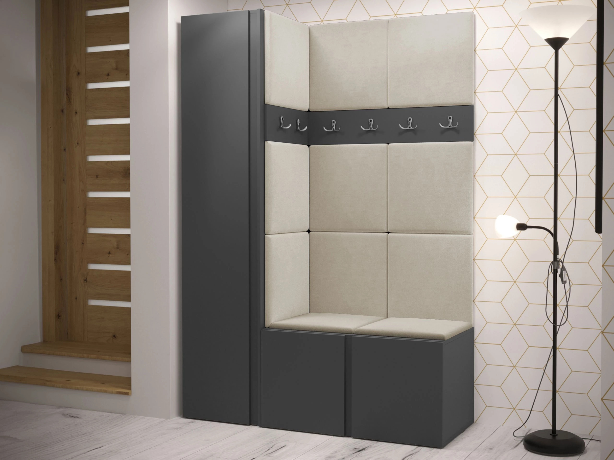 Комплект за антре Pinis IX (Графит)