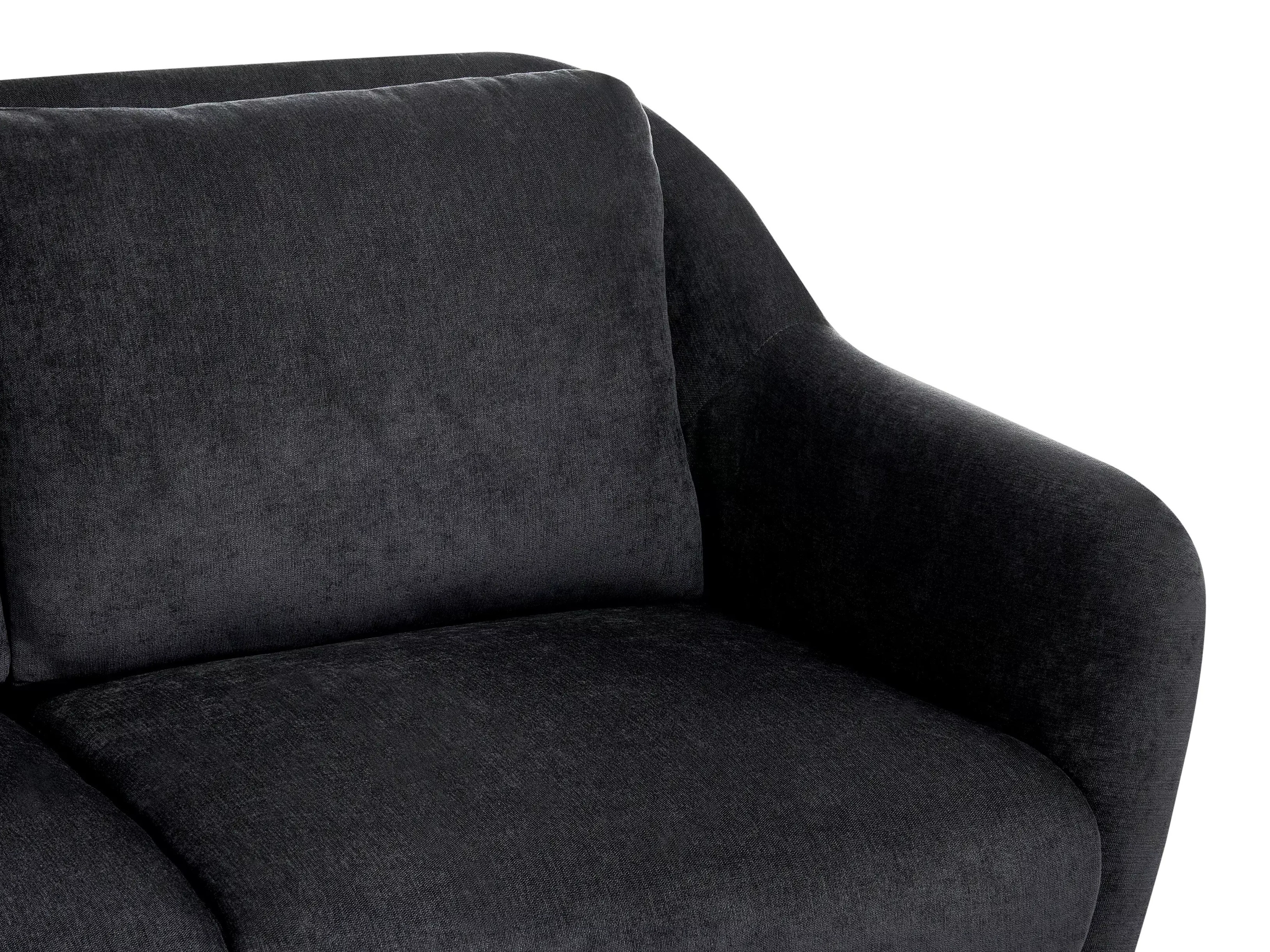 Комплект мека мебел Berwyn 3213 (Черен)