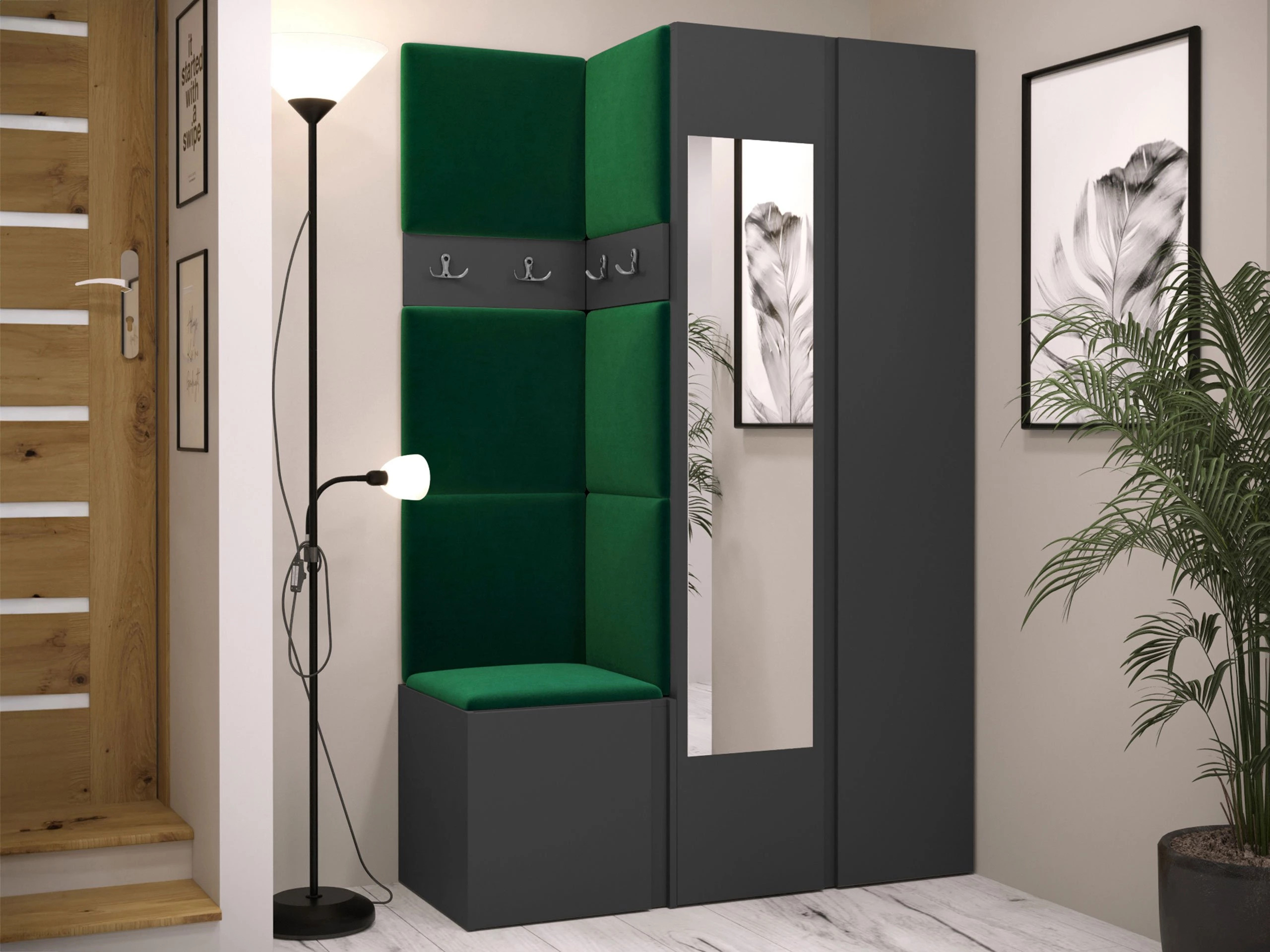 Комплект за антре Pinis XXVI (Графит)