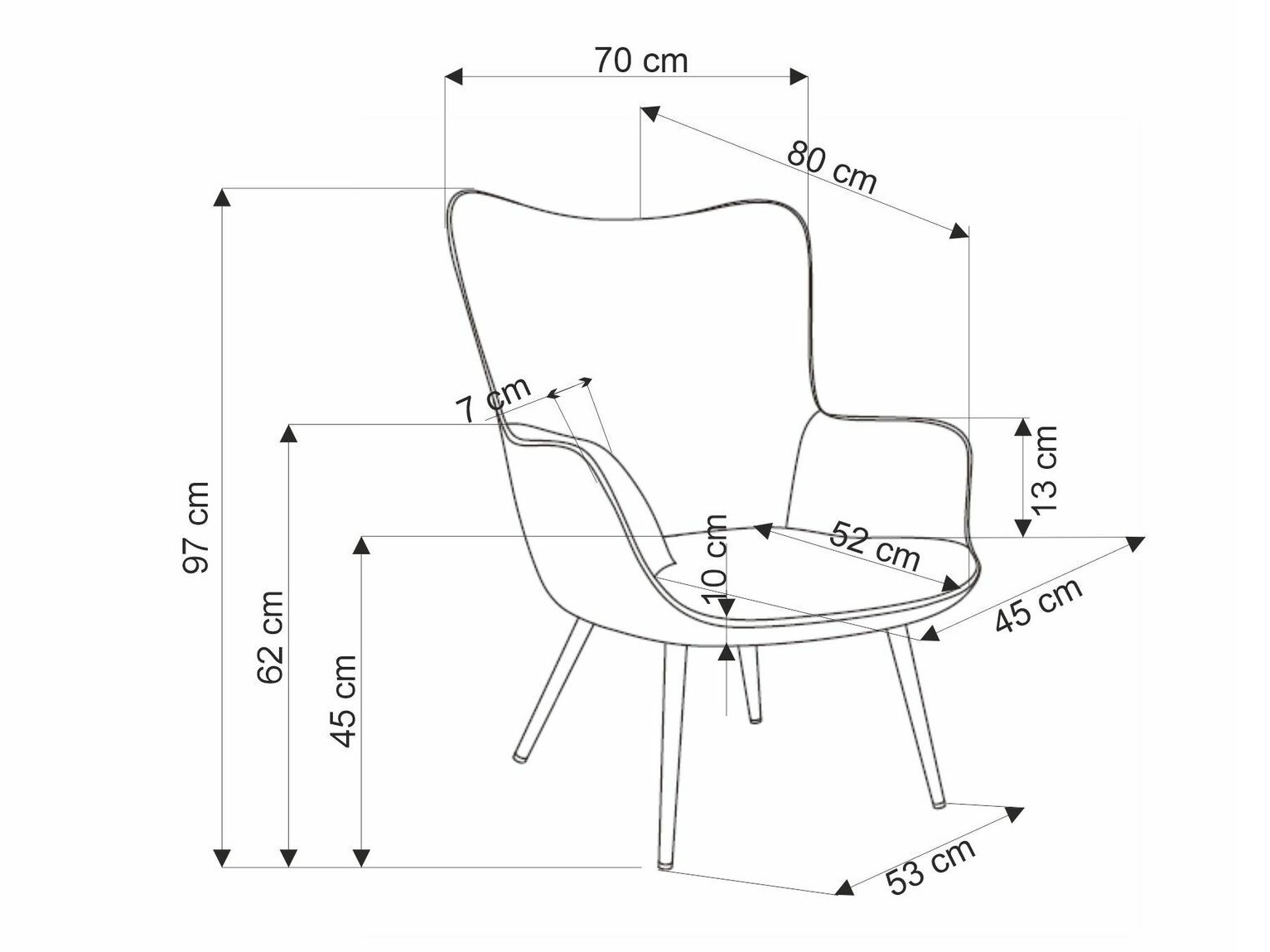 Фотьойл Houston 1610 (Жълт)