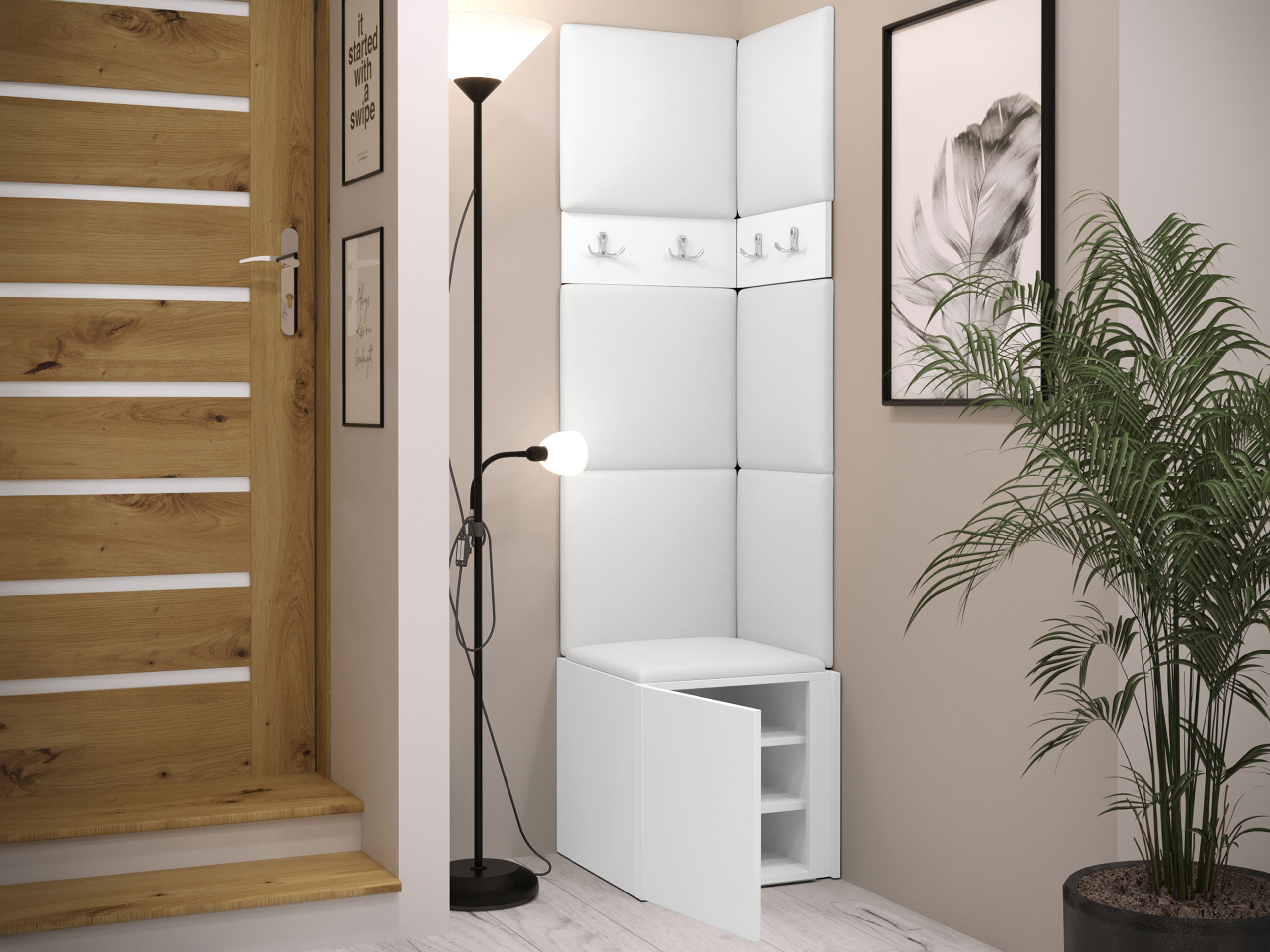 Комплект за антре Pinis XXI (Бял)