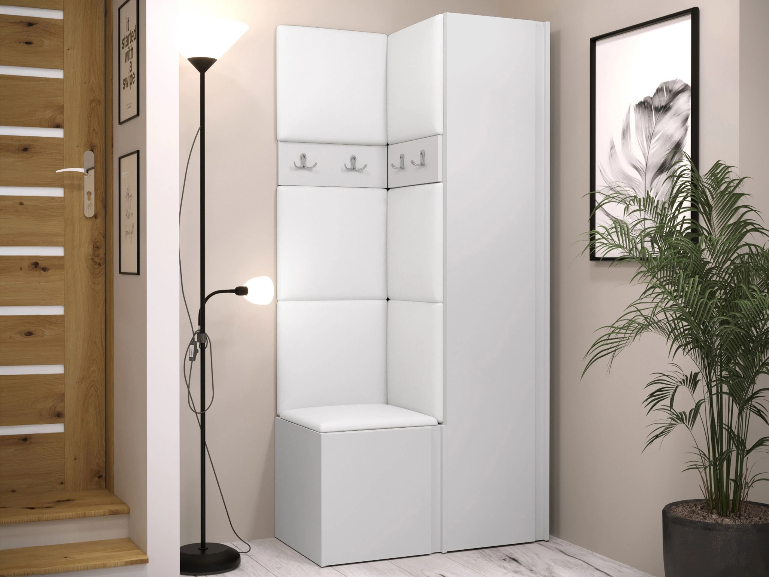 Комплект за антре Pinis XXIV (Бял)