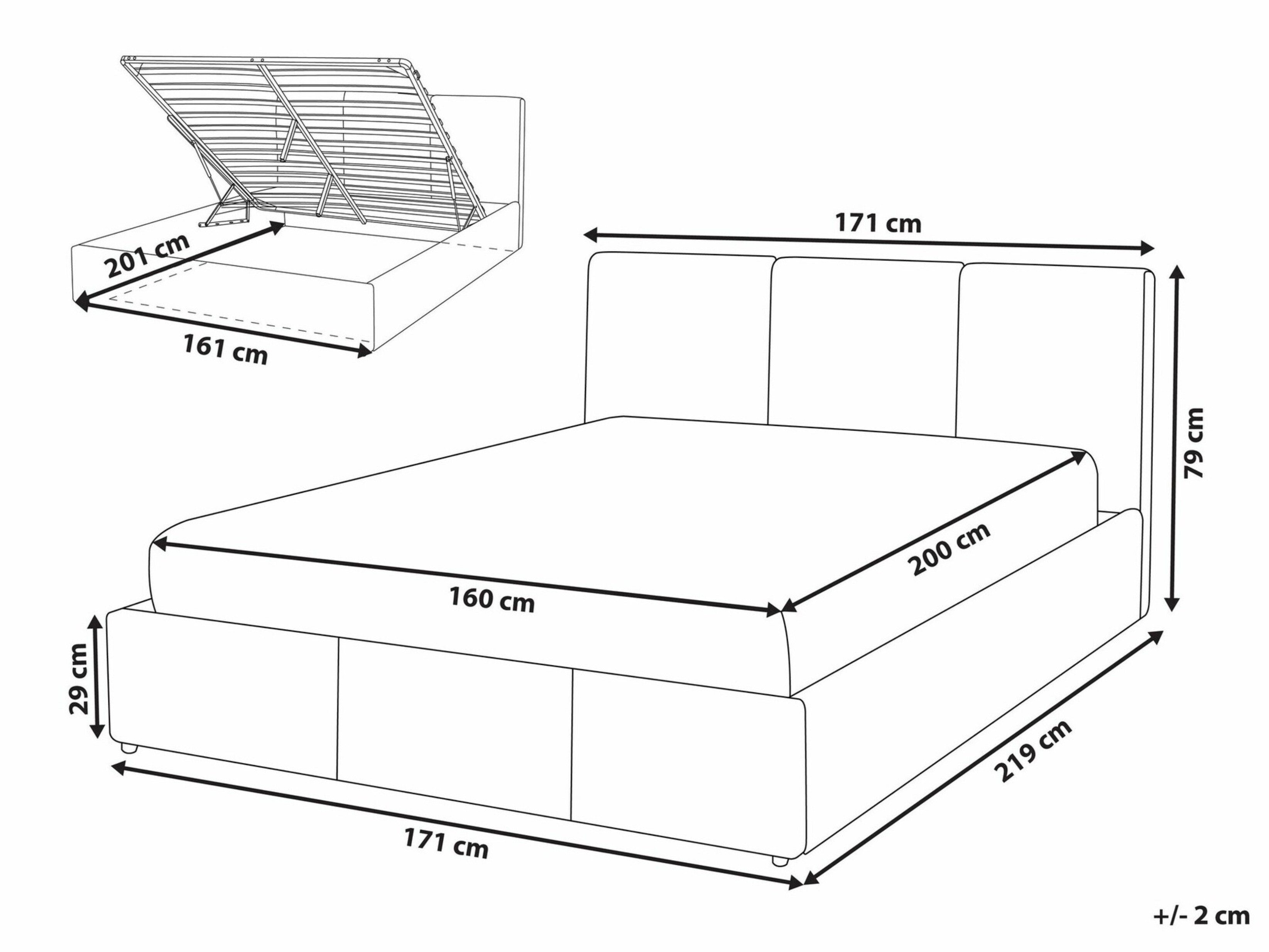 Легло Berwyn 1780 (Светло сив)