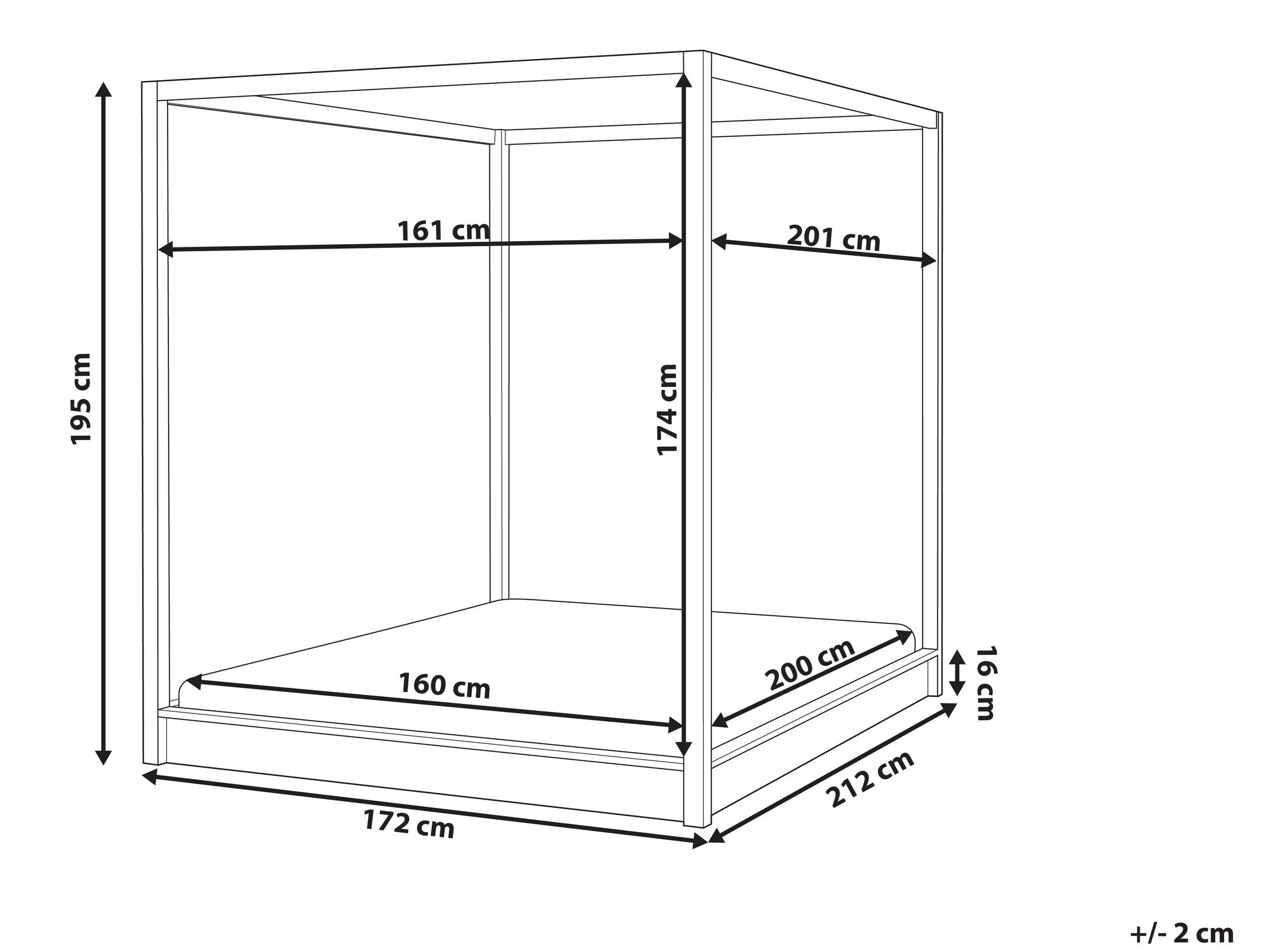 Легло Berwyn 3220 (Светлокафяво)