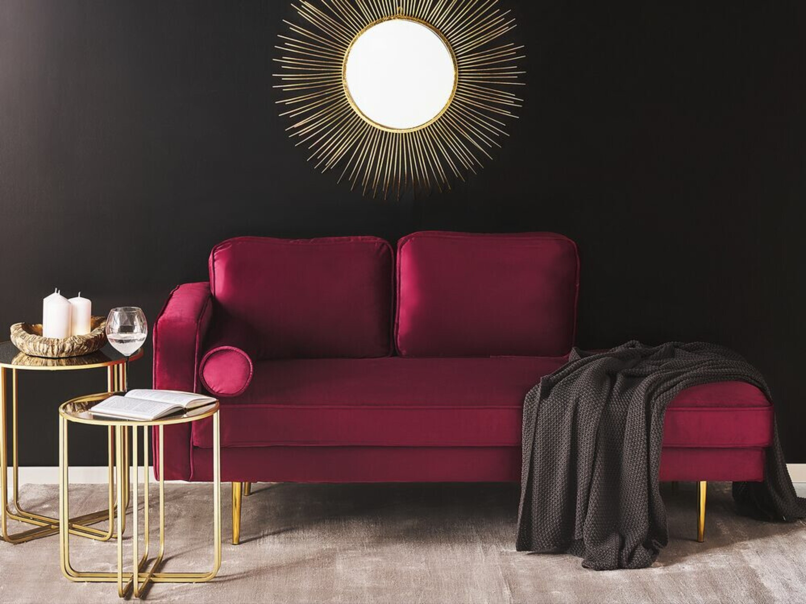 Кушетка Berwyn 770 (Червен)