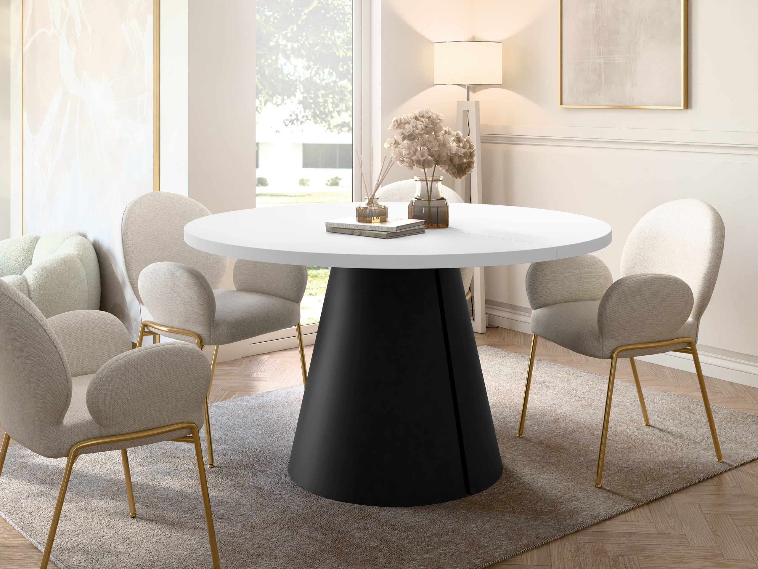 Маса Oswego 165 (Бял)