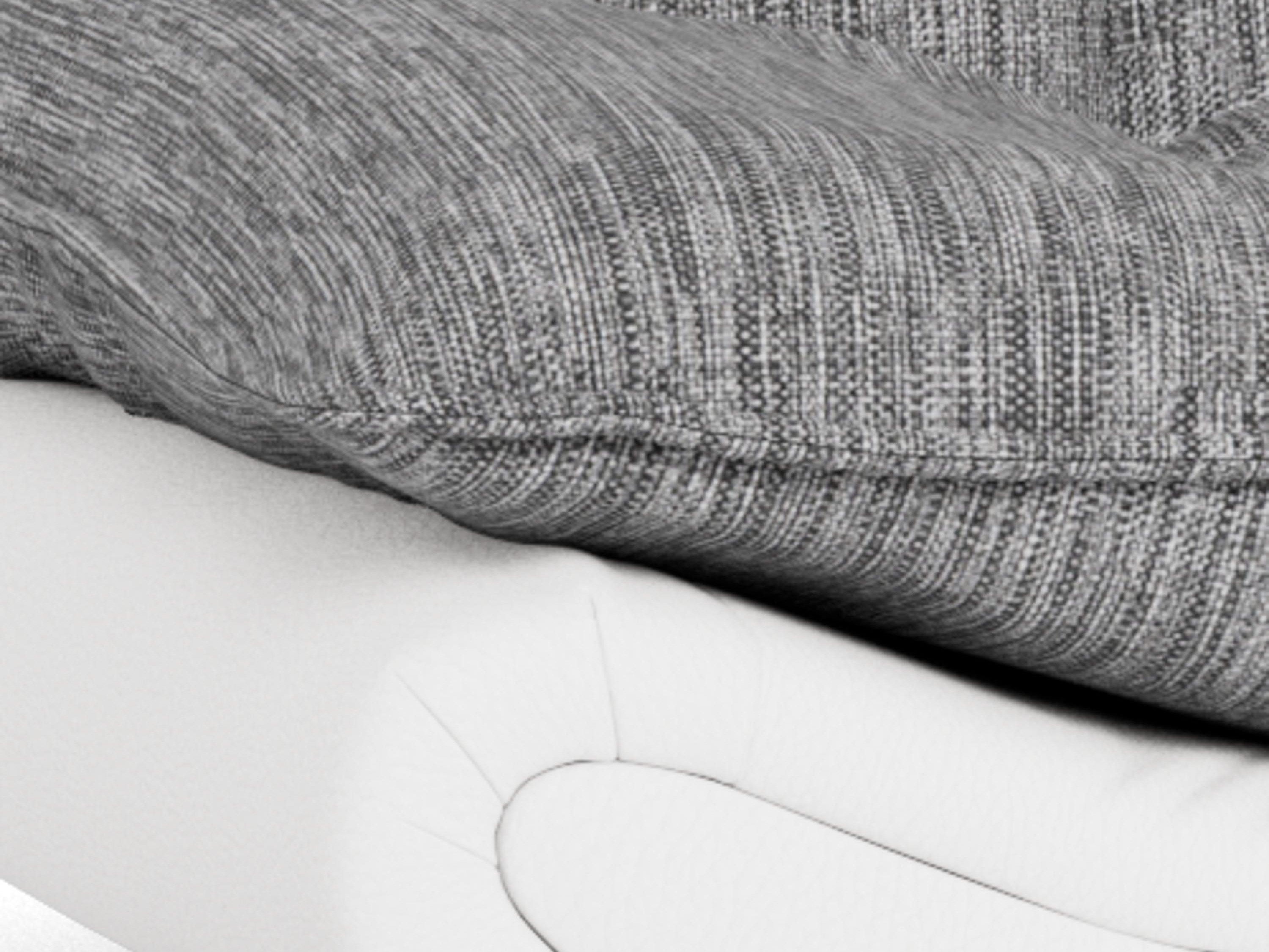 Разтегателен диван Norsica 228 (Бял + Светло сив)