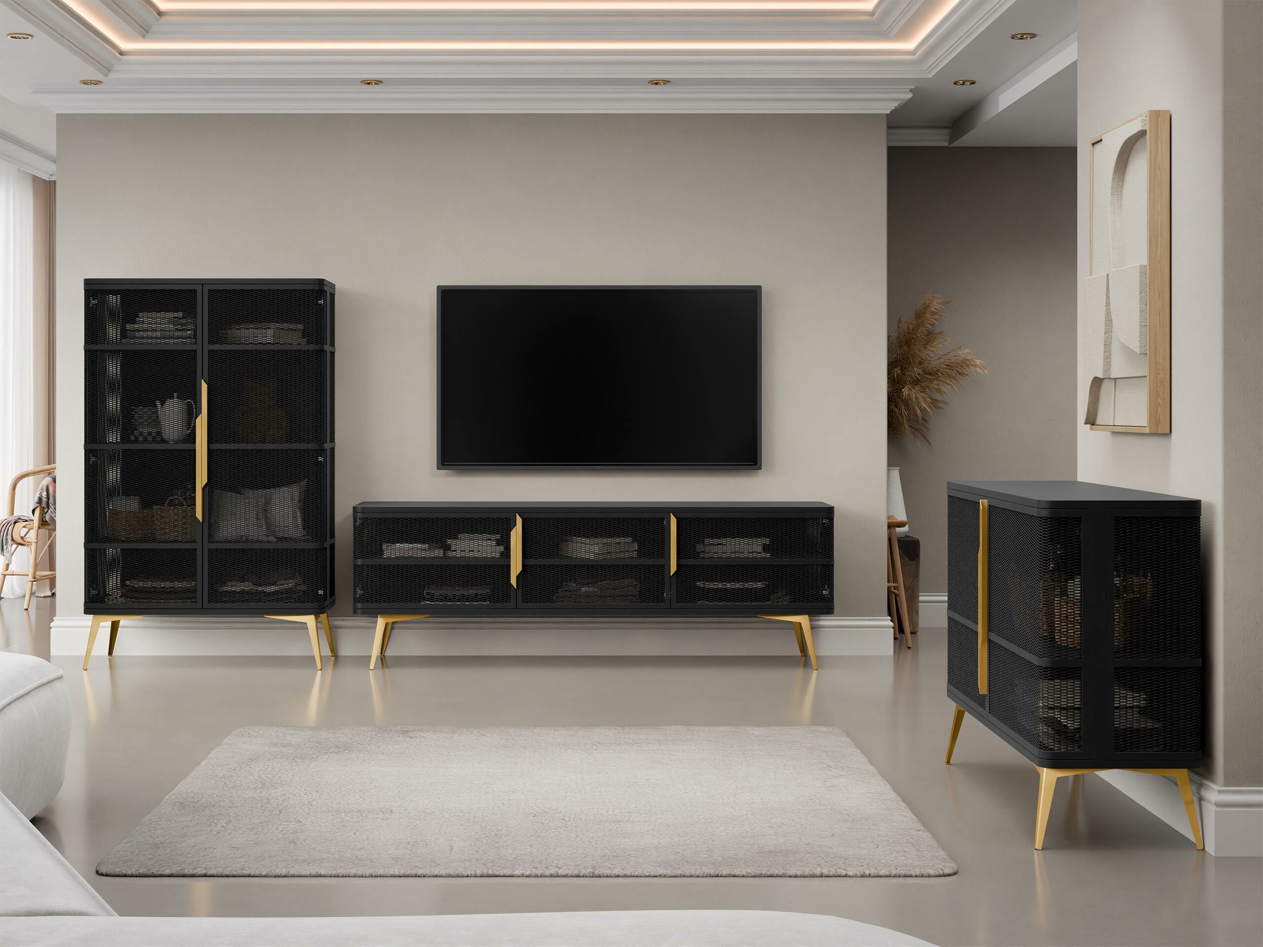 Шкаф Camfelo 100 (Черен)