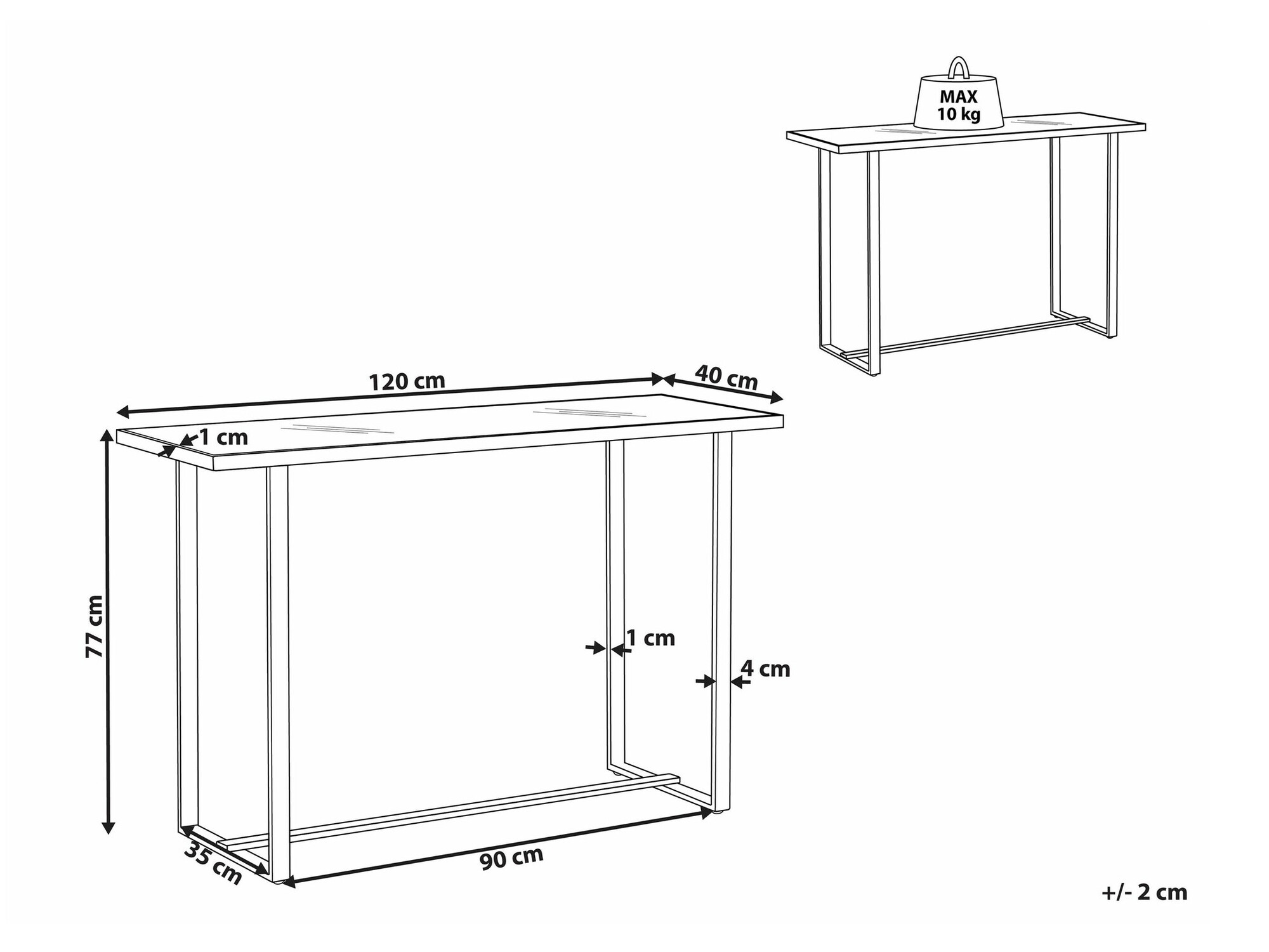 Конзолна маса SB4591