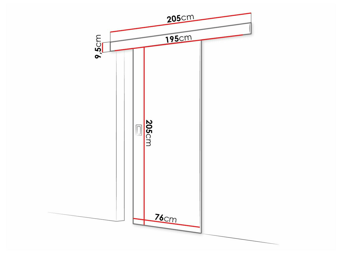 Плъзгаща се врата SB4616