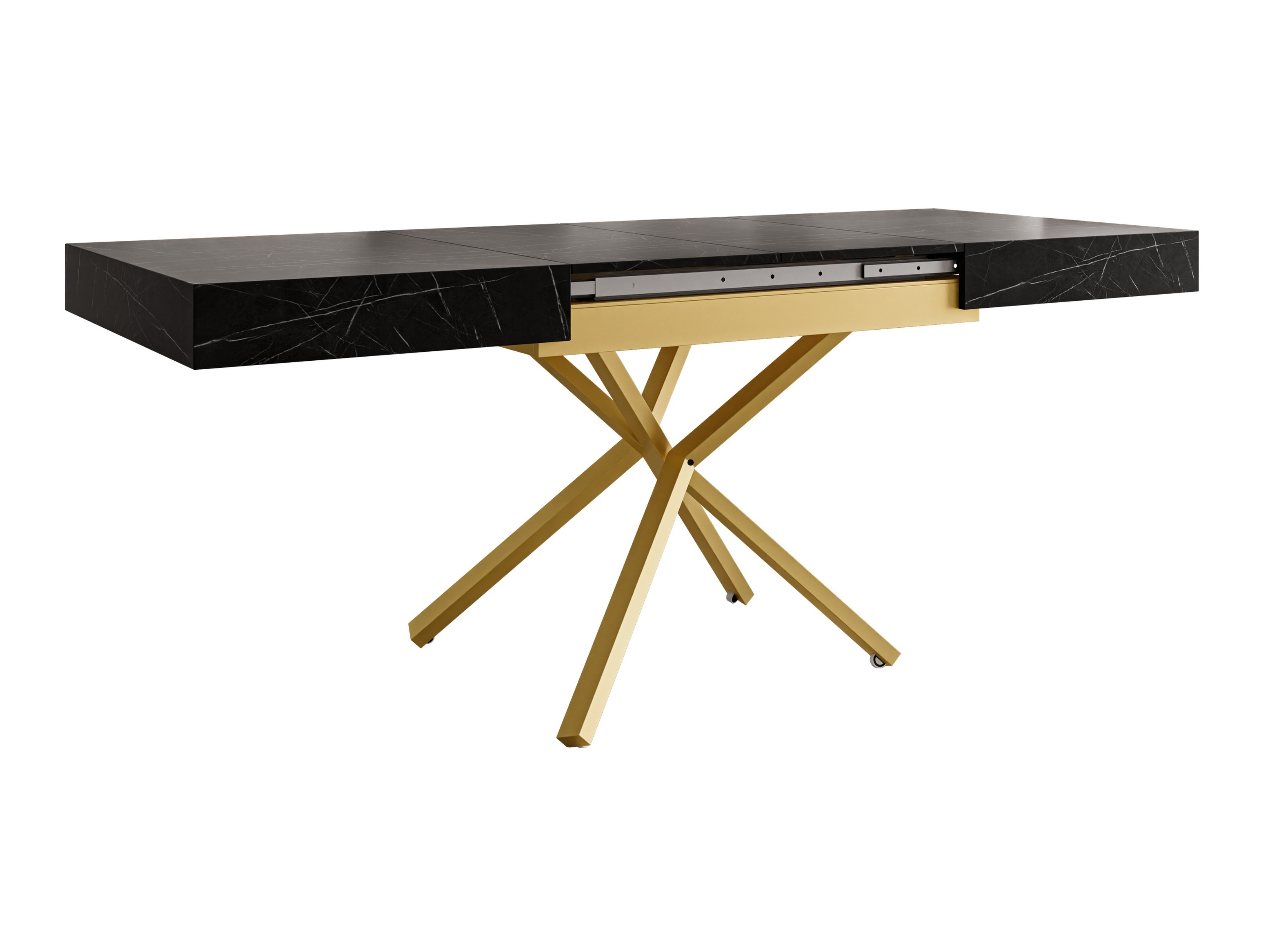 Трансформираща се масичка за кафе Oswego 178 (Черен мрамор)