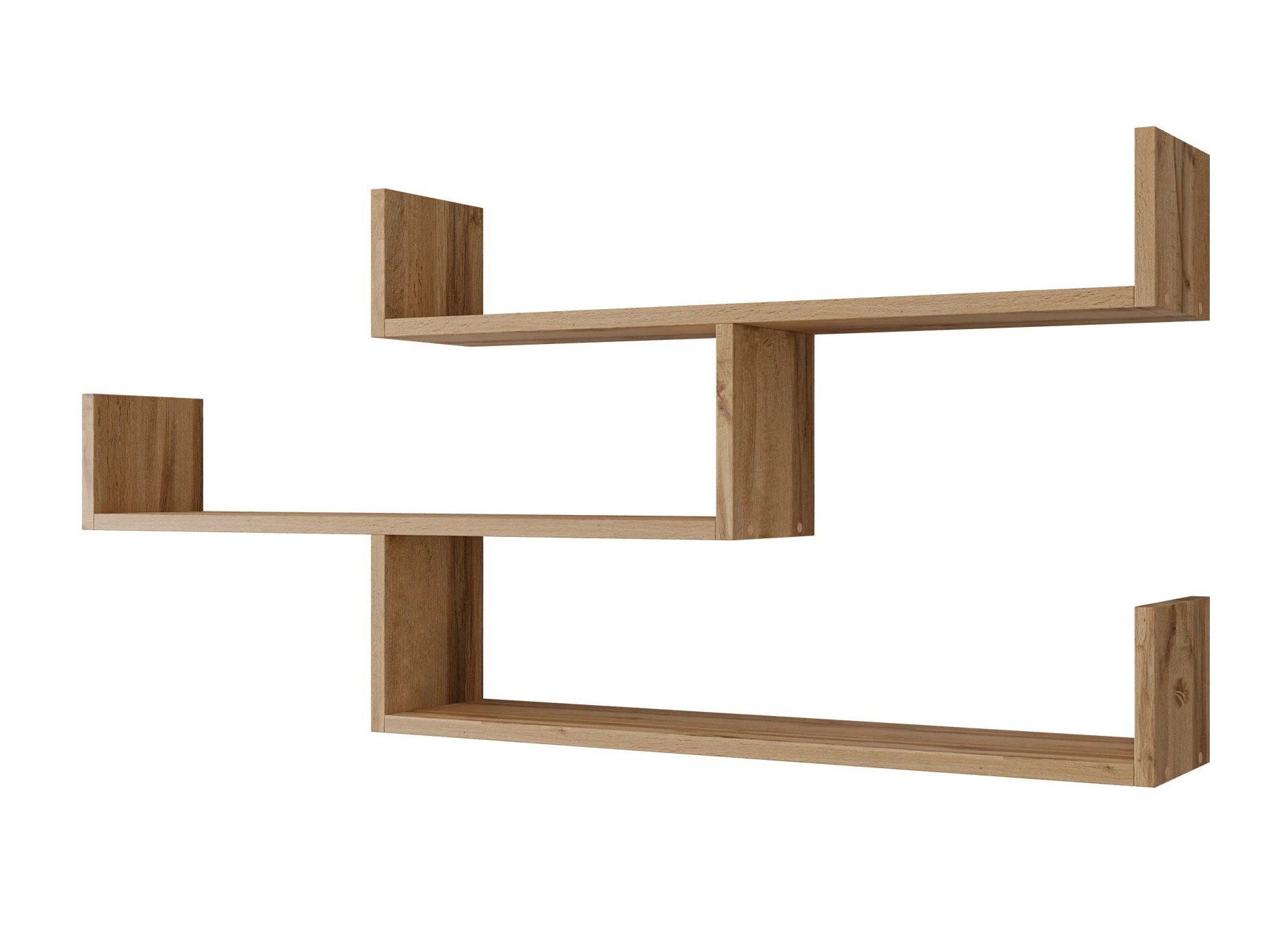 Стенна етажерка Lexicon I (Дъб уотан)