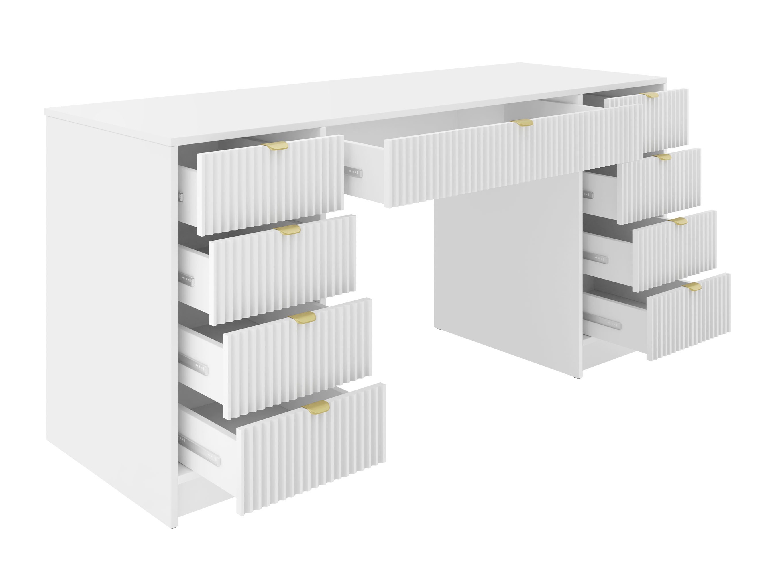 Офис бюро Comfivo Papilio I (Бял)