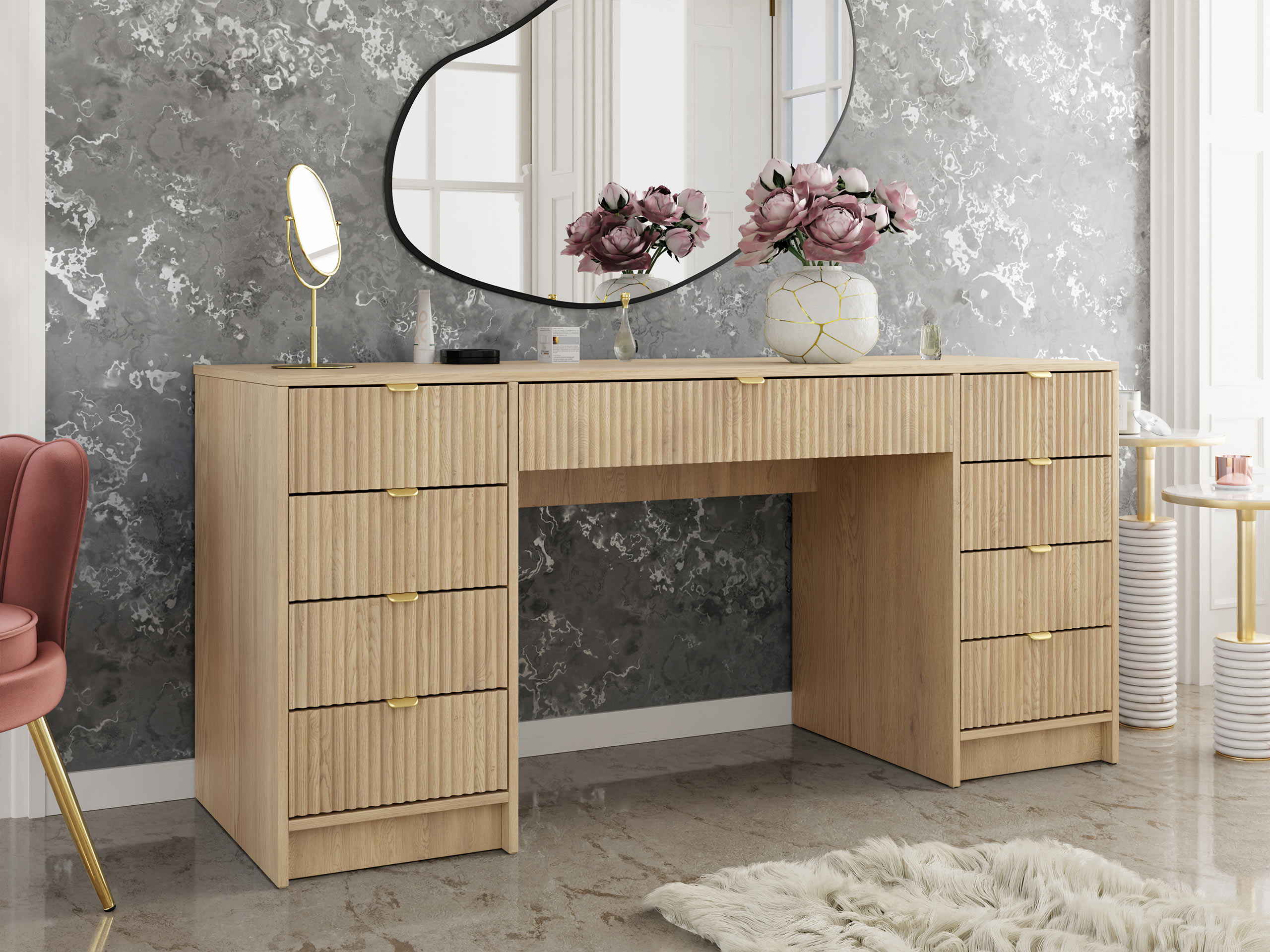 Офис бюро Comfivo Papilio I (Дъб)