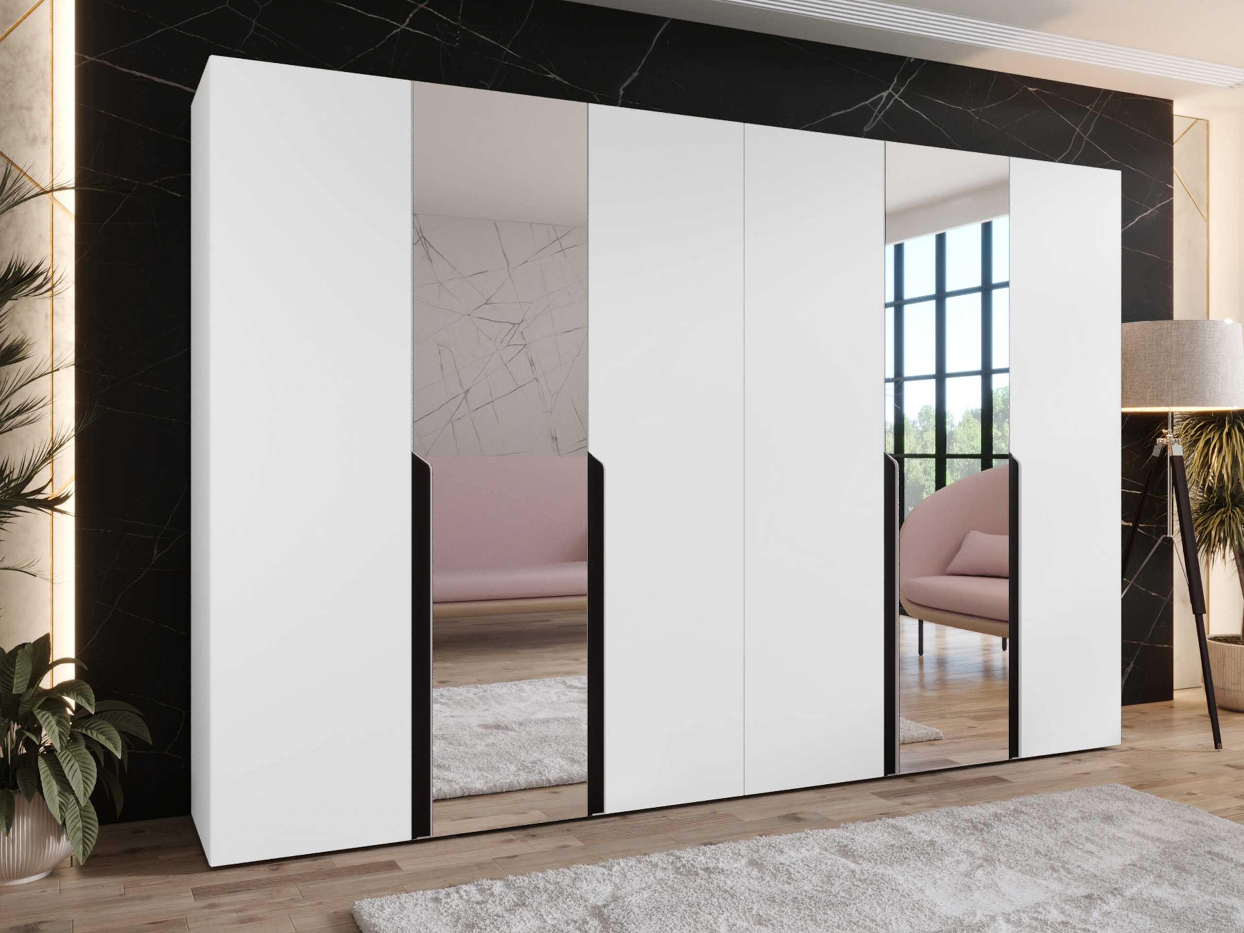 Гардероб Hartford 588 (Бял)