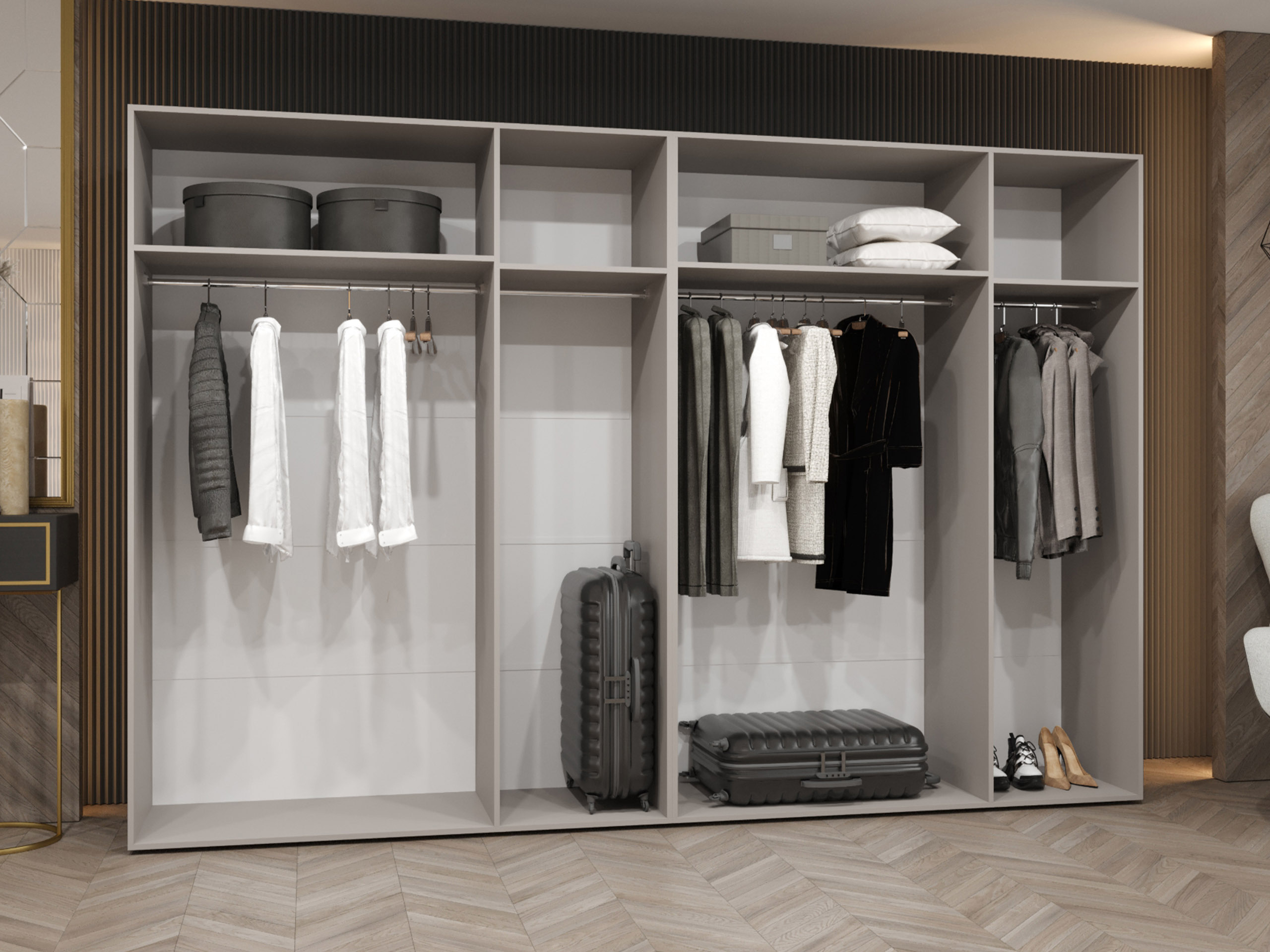 Гардероб Hartford 588 (Бял)