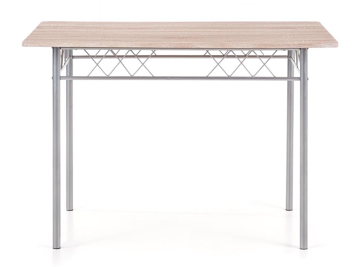 Маса и столове за трапезария Houston 1251 (Сонома дъб + Сребро)