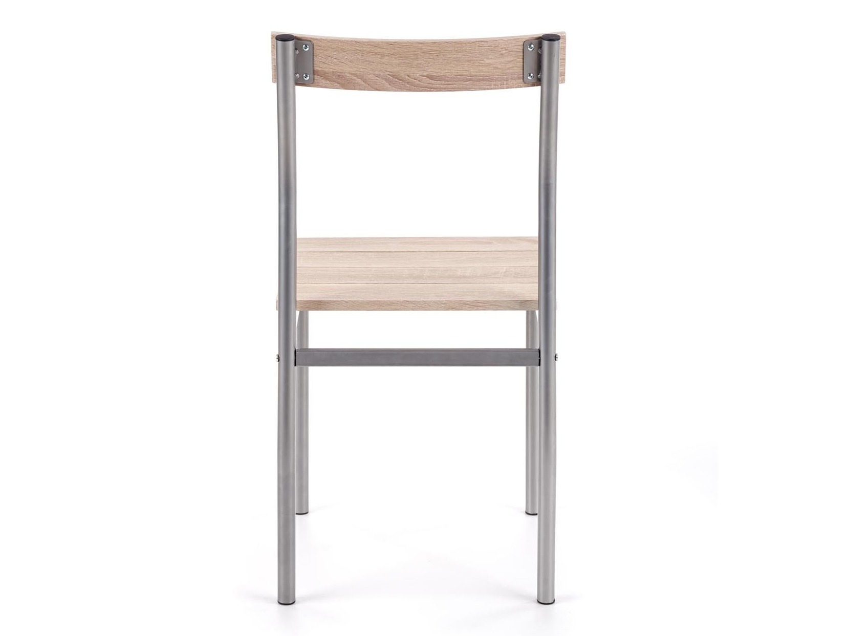 Маса и столове за трапезария Houston 1251 (Сонома дъб + Сребро)