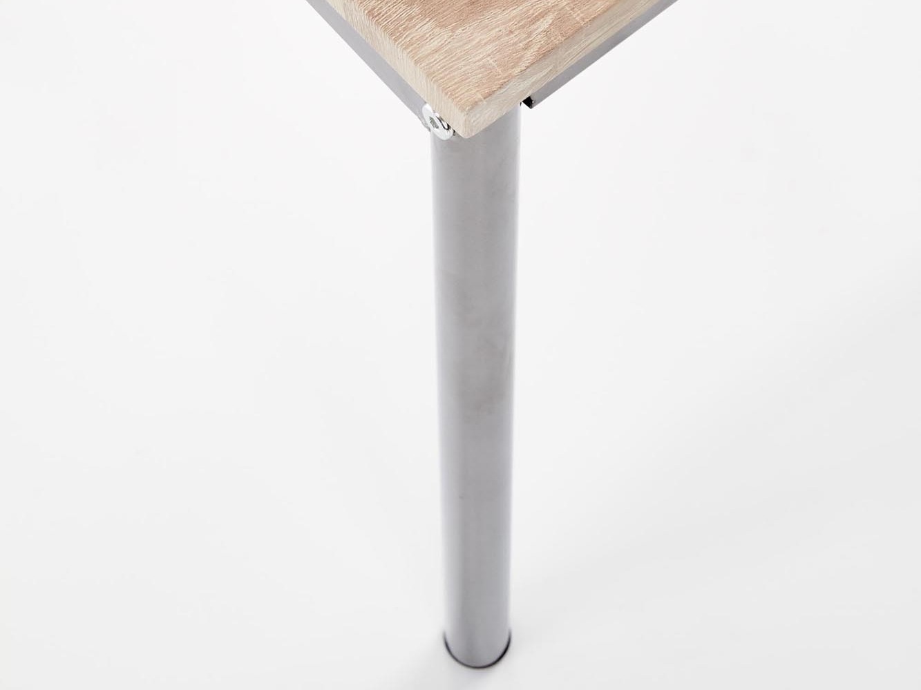 Маса и столове за трапезария Houston 1251 (Сонома дъб + Сребро)