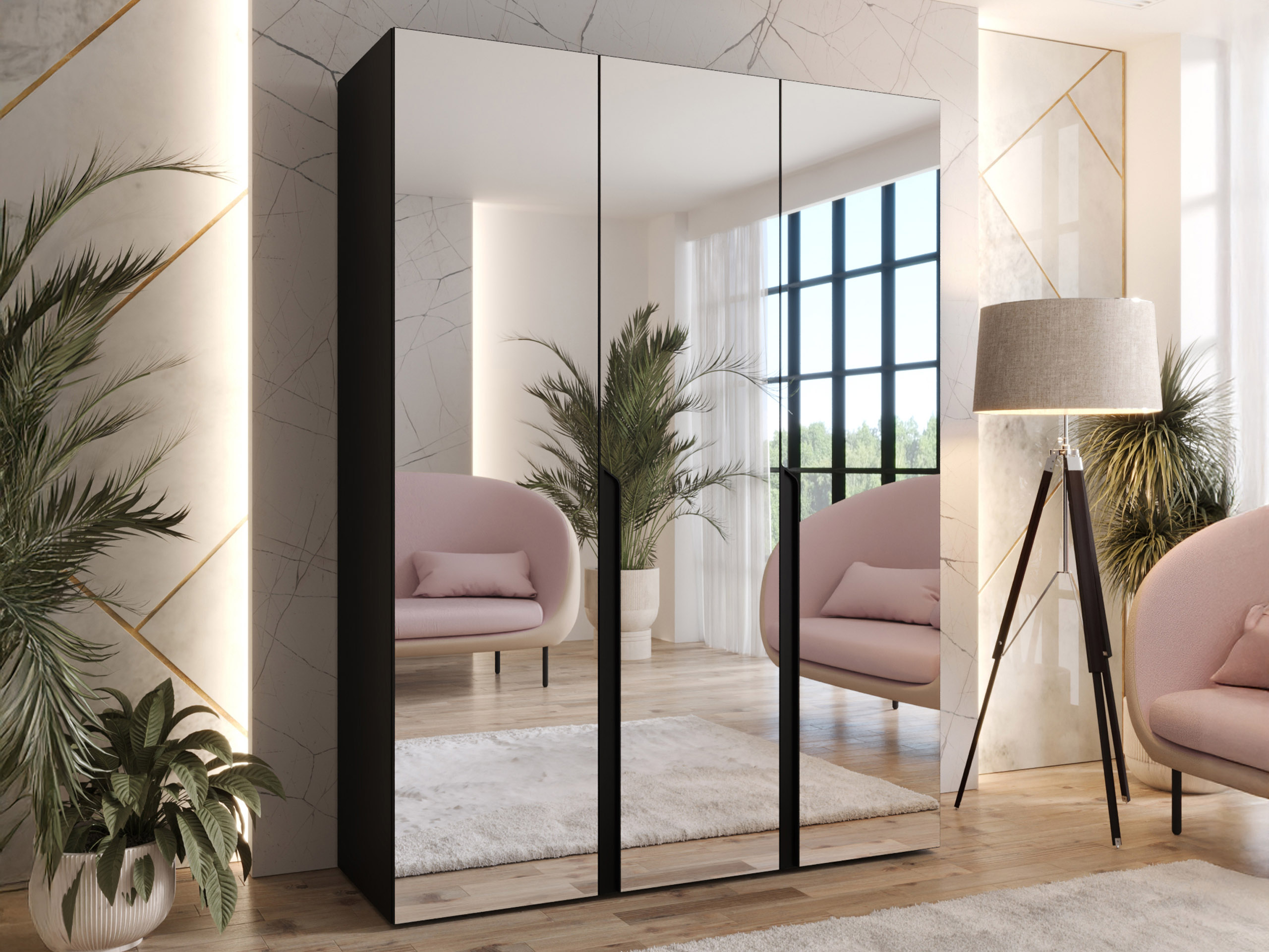 Гардероб Hartford 590 (Черен)