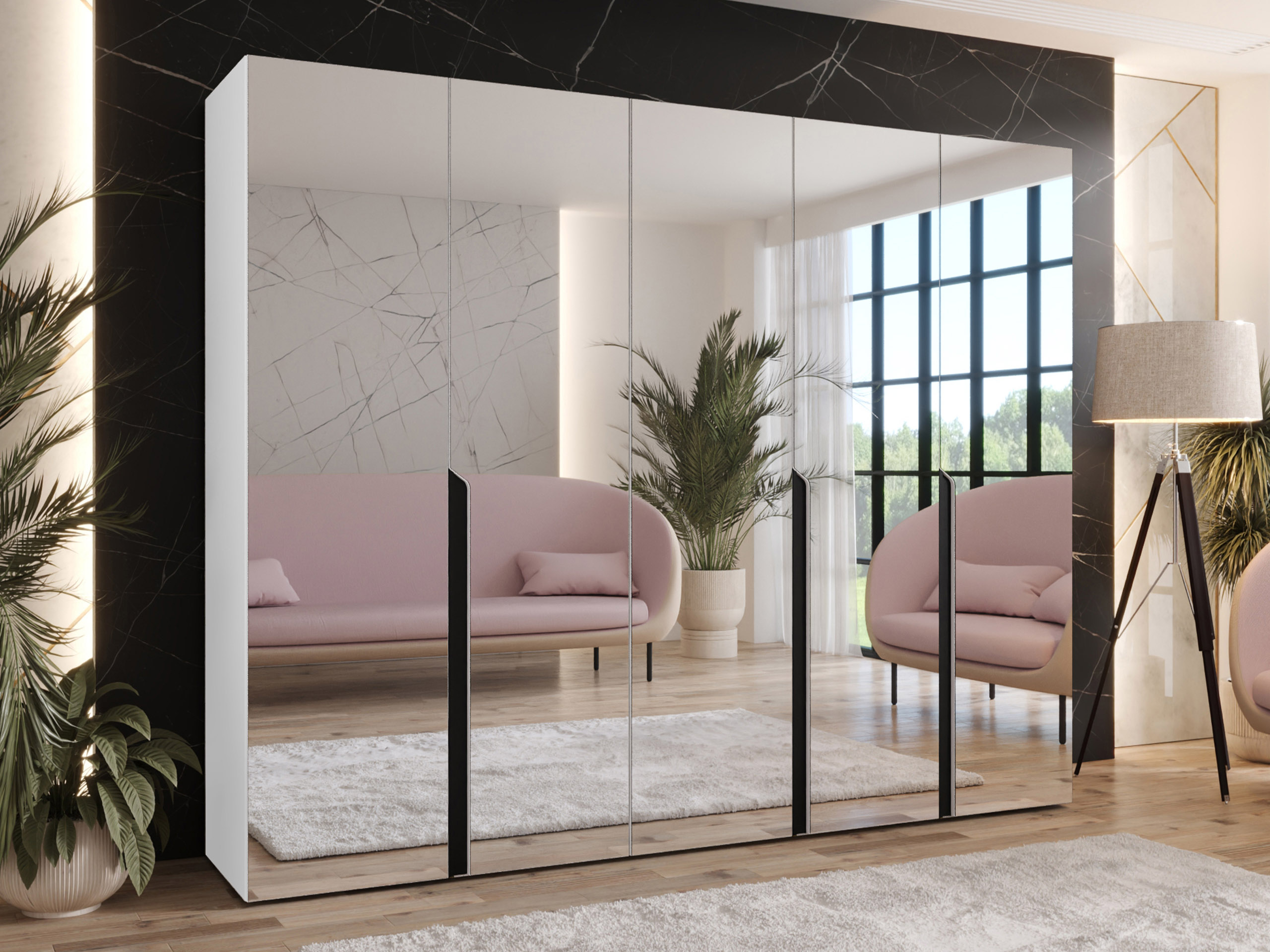 Гардероб Hartford 592 (Бял)