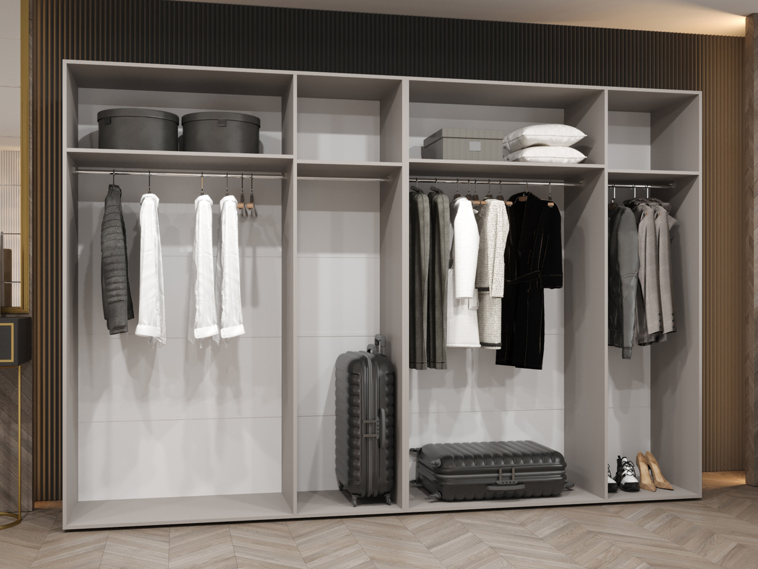 Гардероб Hartford 593 (Черен)