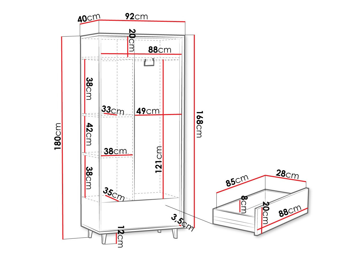Гардероб SB4657