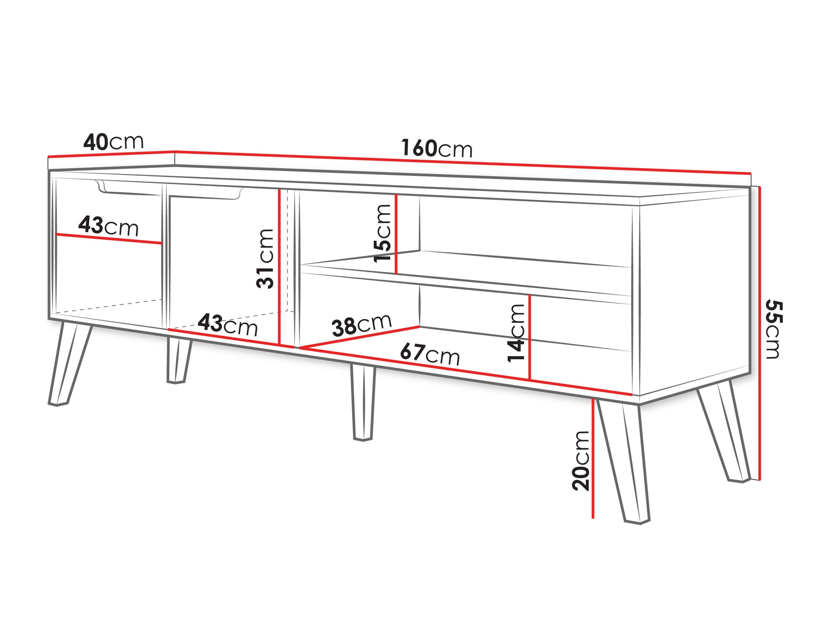 ТВ шкаф Otis (Кашмир)