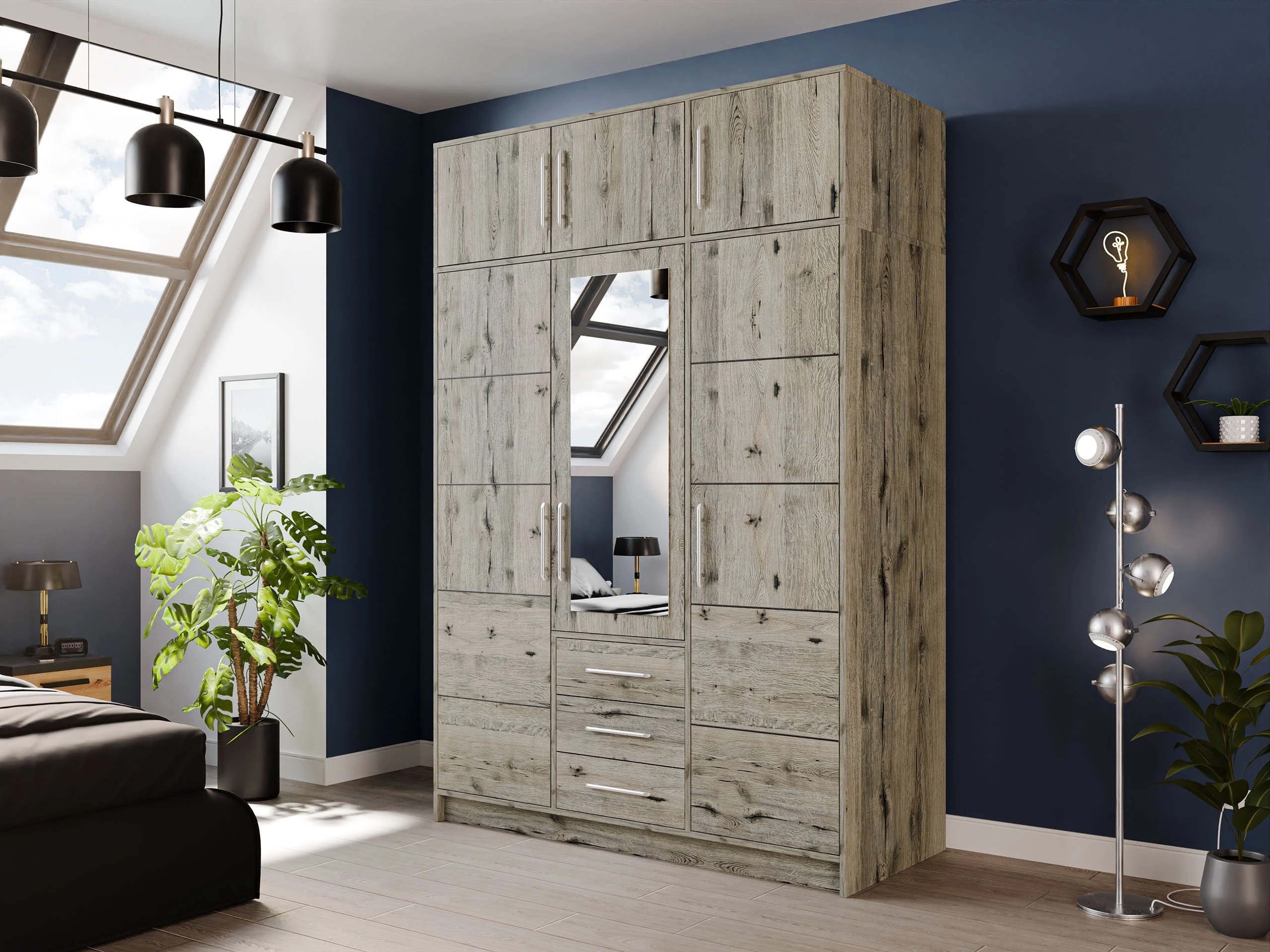 Гардероб Dortivu IV (Дъб уелингтън)