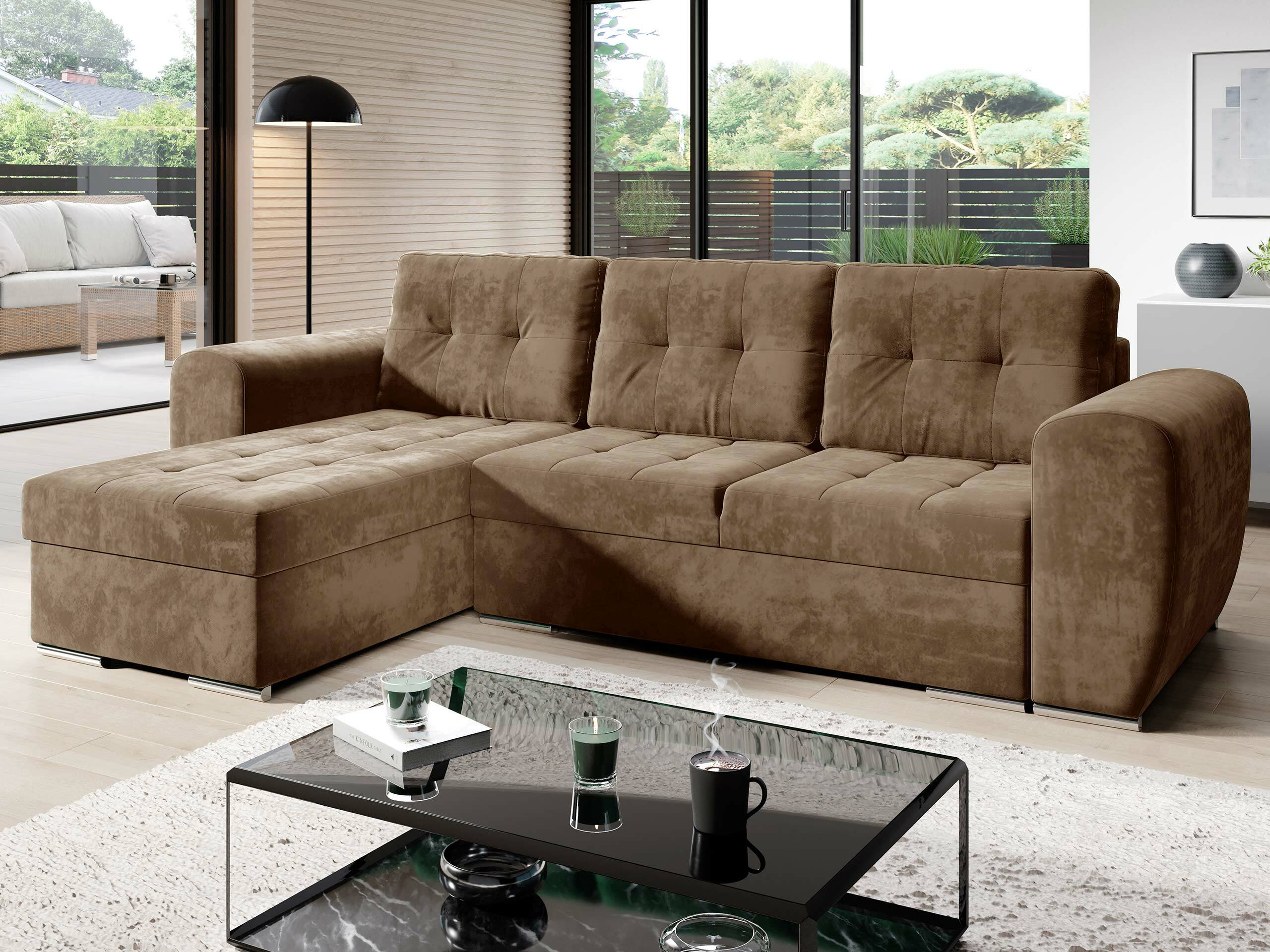 Ъглов диван Muncie 109 (Monolith 09)