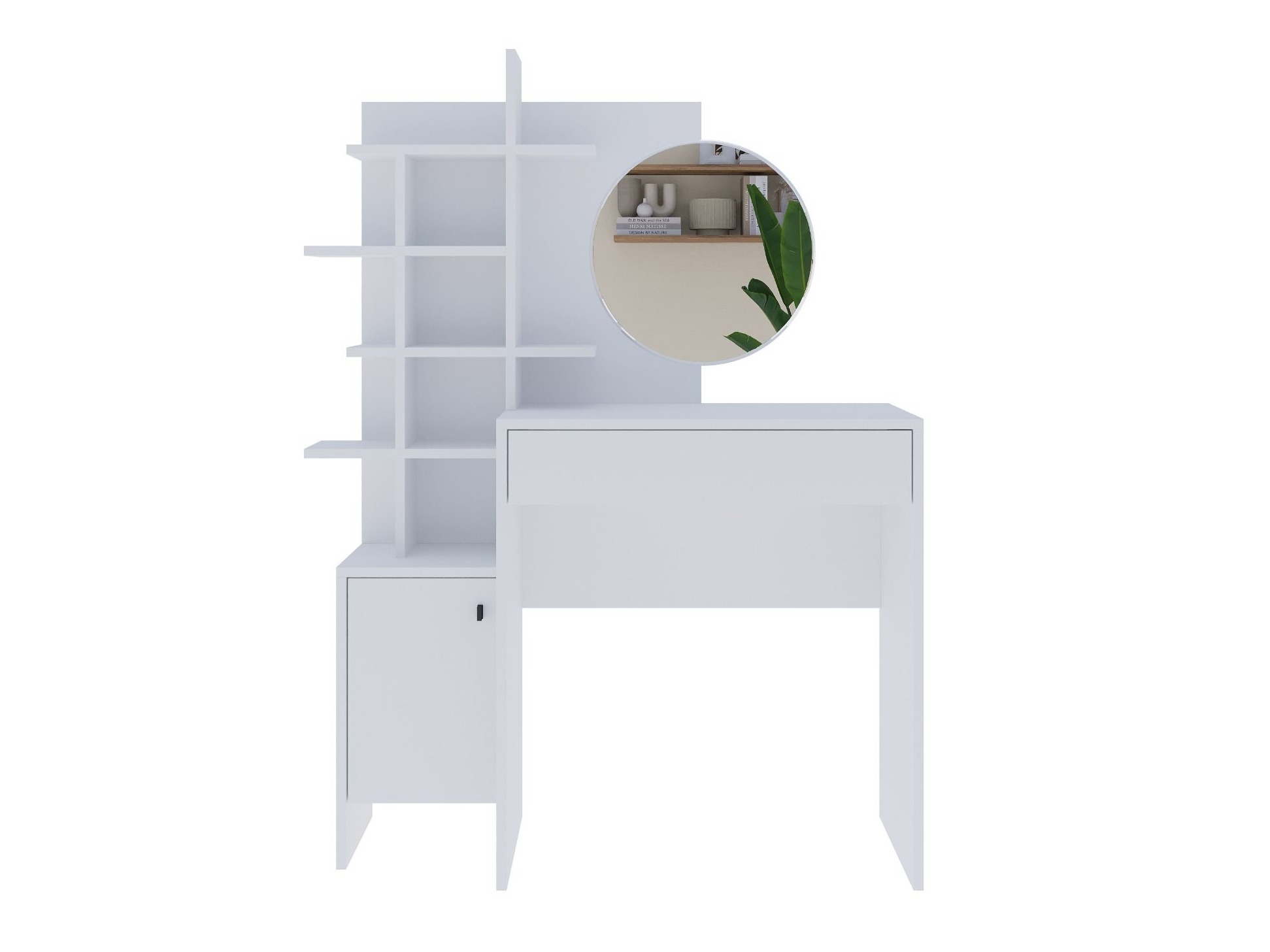 Тоалетка Kailua 220 (Бял)