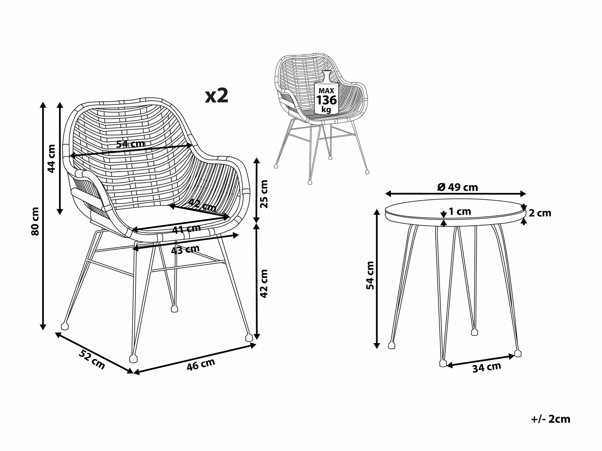 Комплект за балкон SB4725