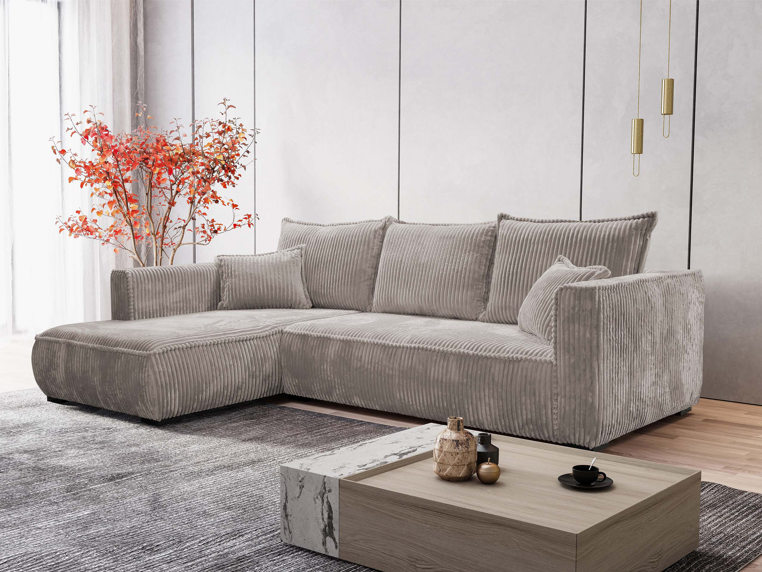 Ъглов диван TrendyNest Circas (Tilia 11)