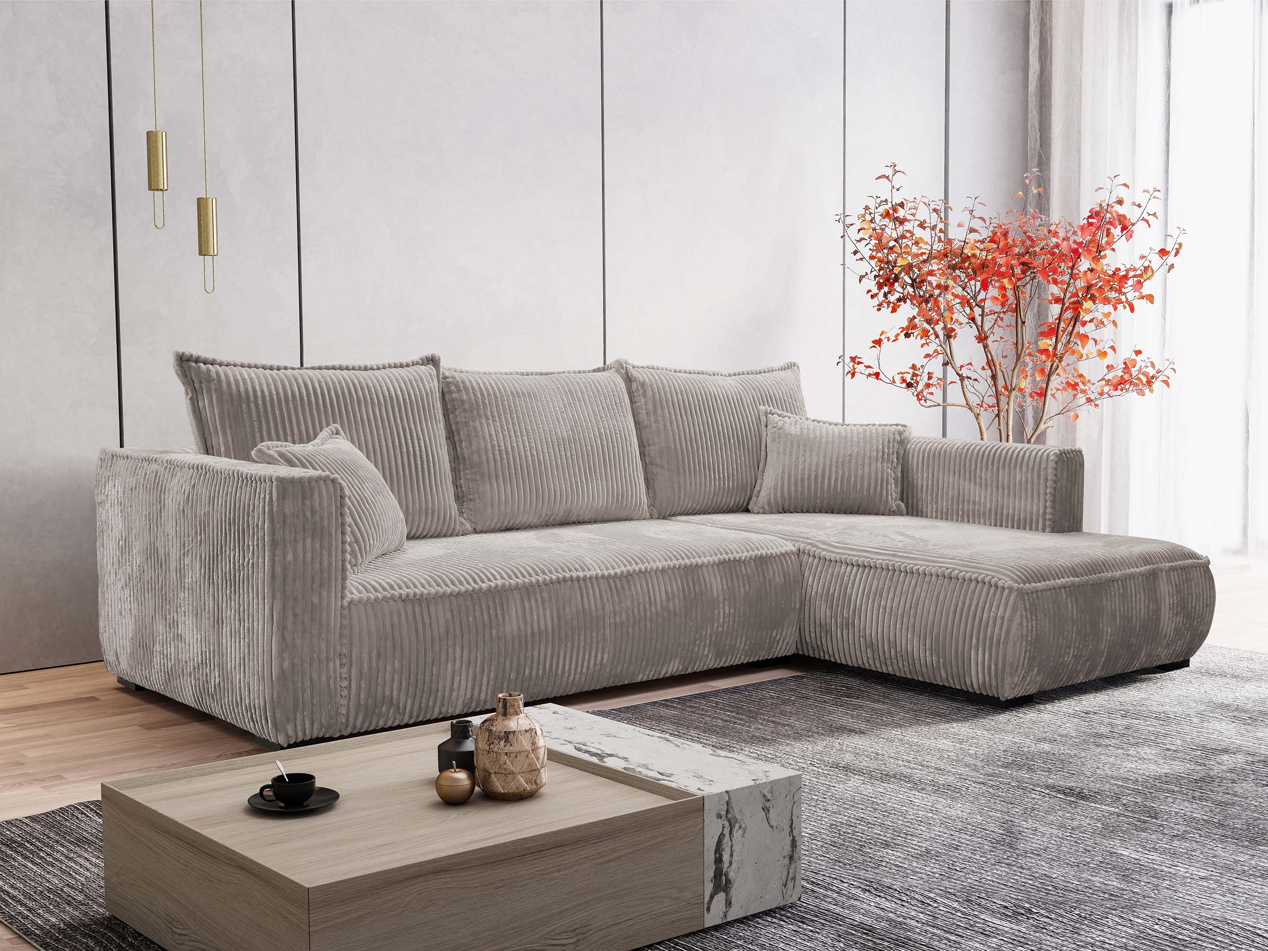 Ъглов диван TrendyNest Circas (Tilia 11)