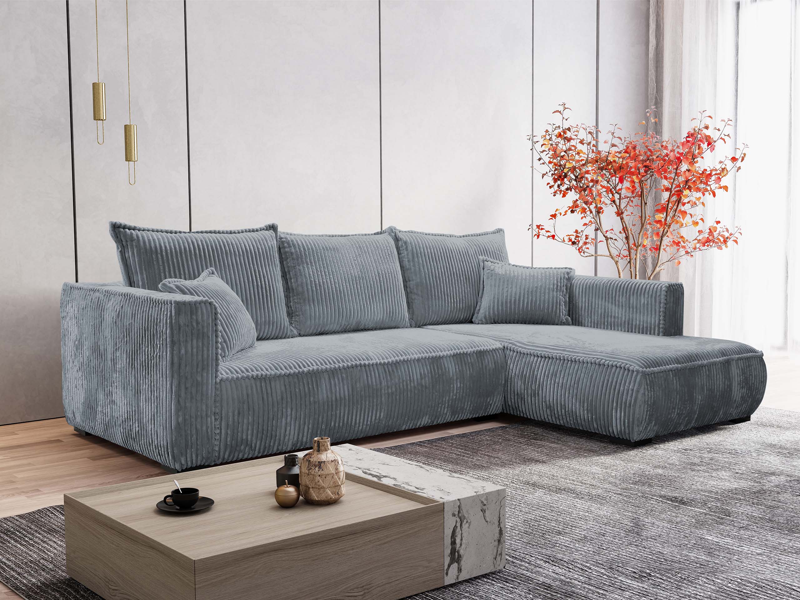 Ъглов диван TrendyNest Circas (Tilia 85)
