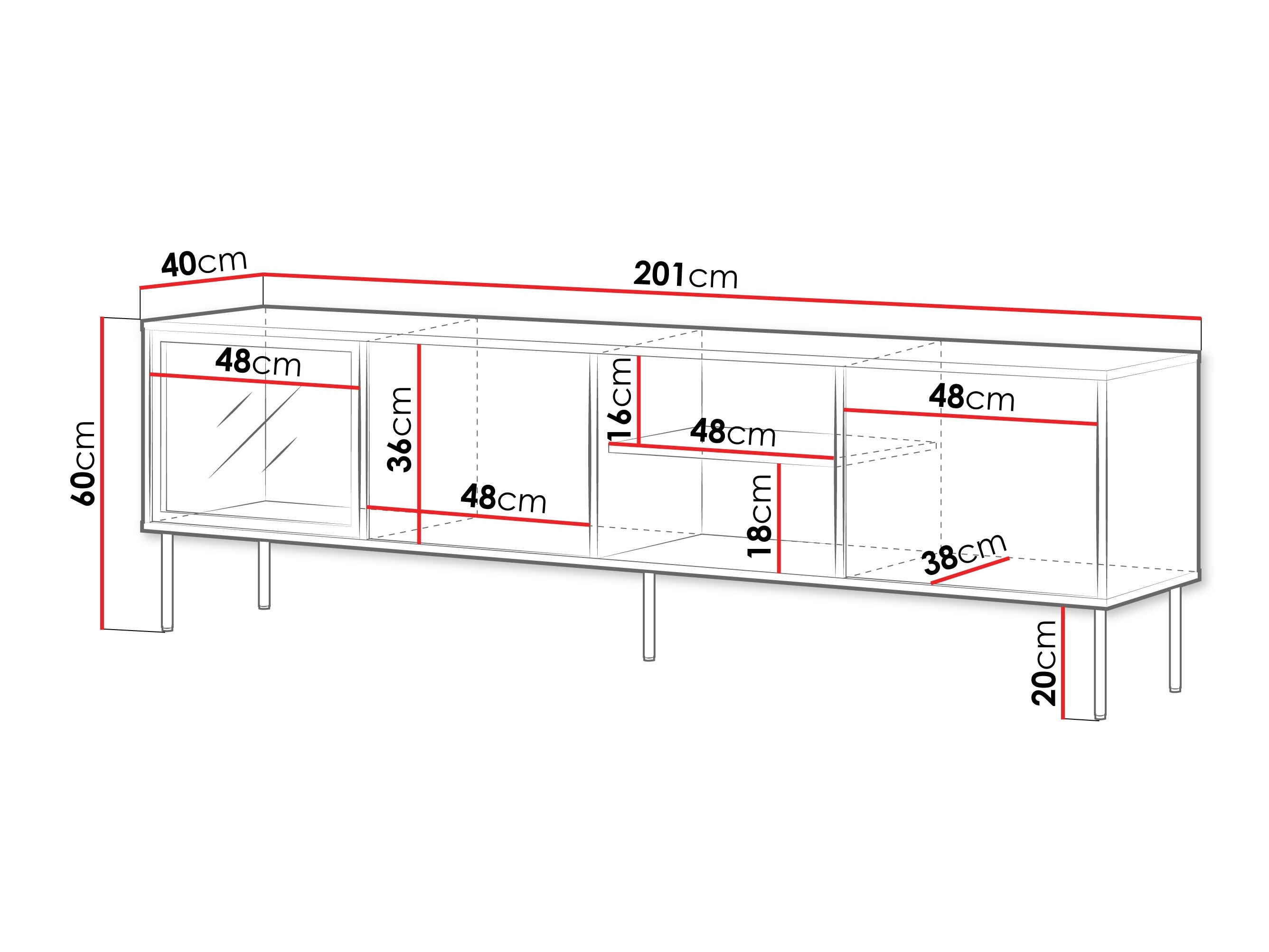 ТВ шкаф Merevai 103 (Кашмир)
