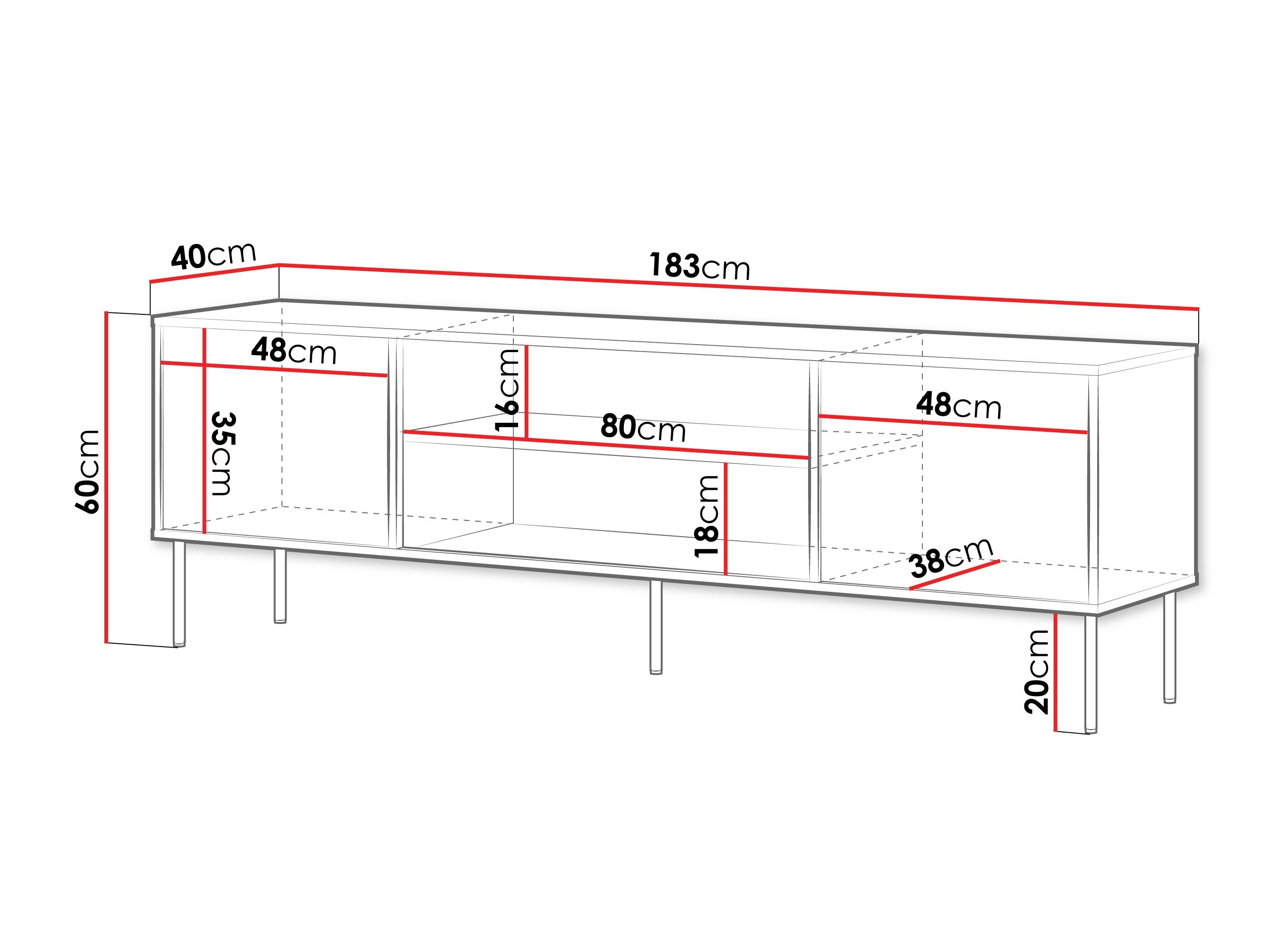 ТВ шкаф Merevai 104 (Кашмир)